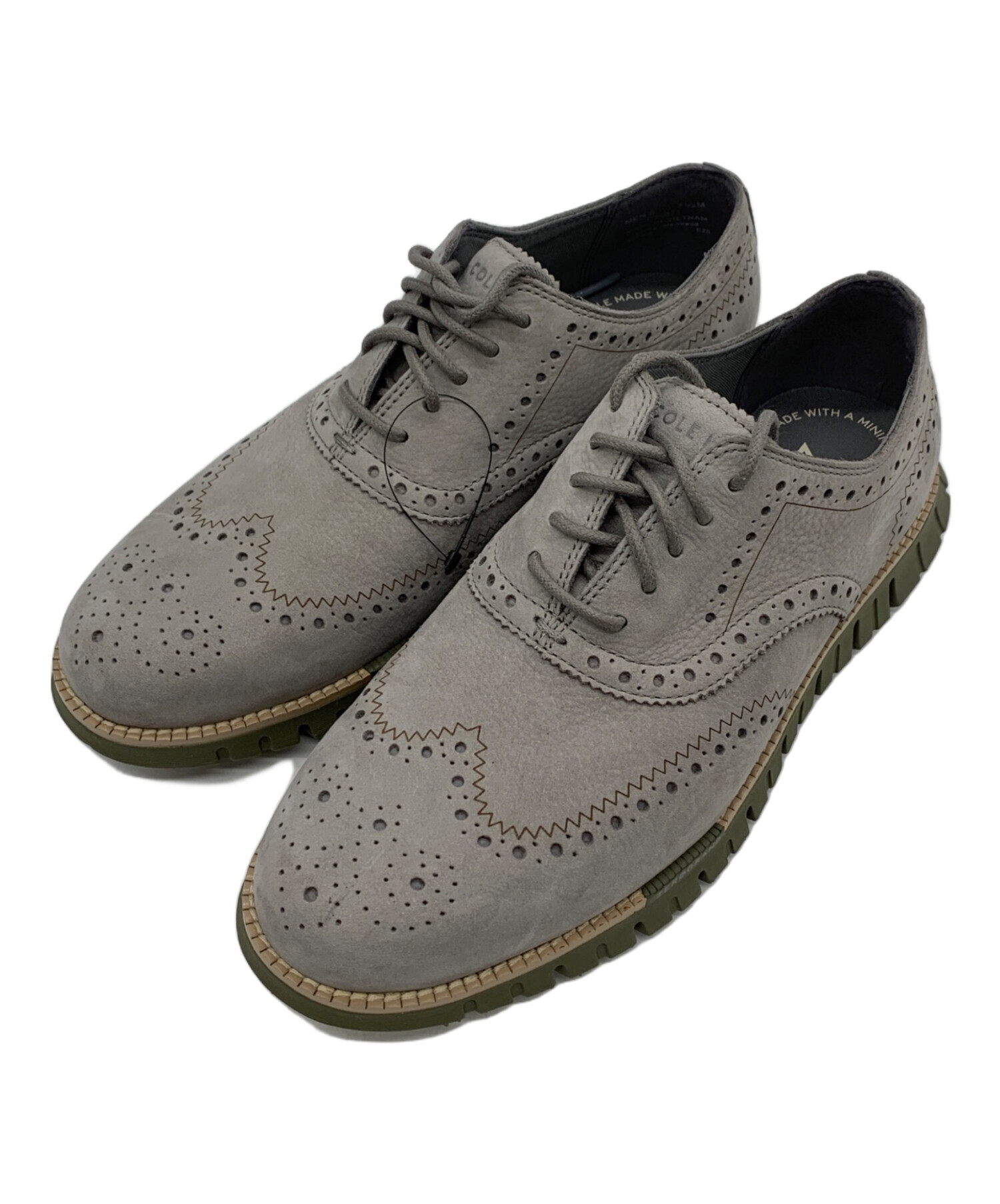 コールハーン グレー レザー スニーカー 中古・古着通販】COLE HAAN (コールハーン) ゼログランド リマスタード