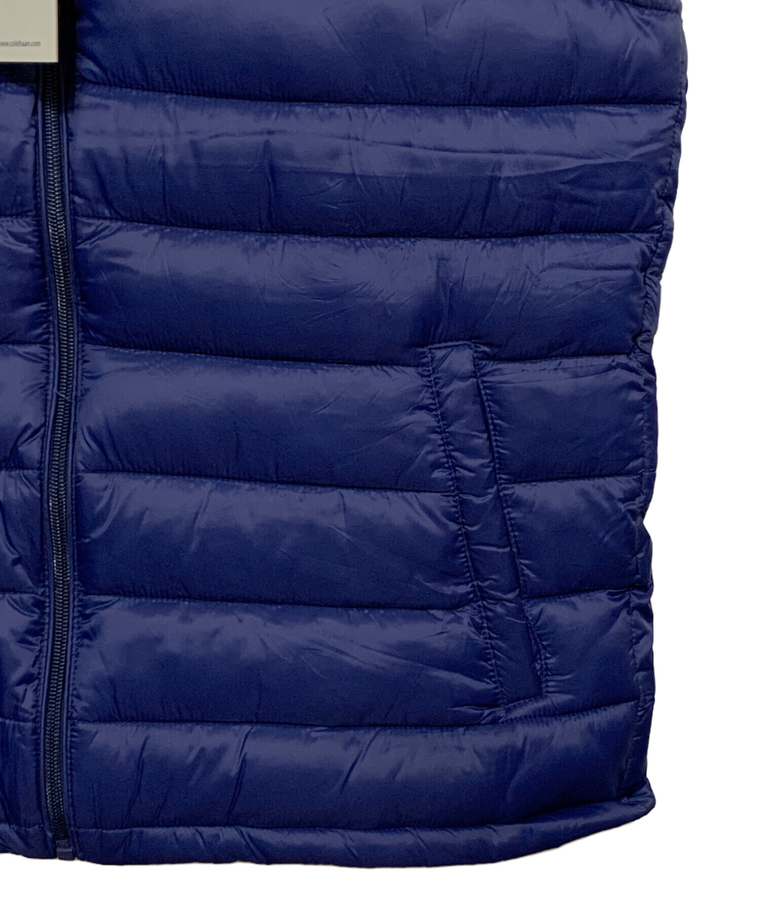 中古・古着通販】COLE HAAN (コールハーン) 中綿ベスト ブルー サイズ