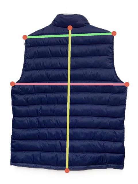 中古・古着通販】COLE HAAN (コールハーン) 中綿ベスト ブルー サイズ