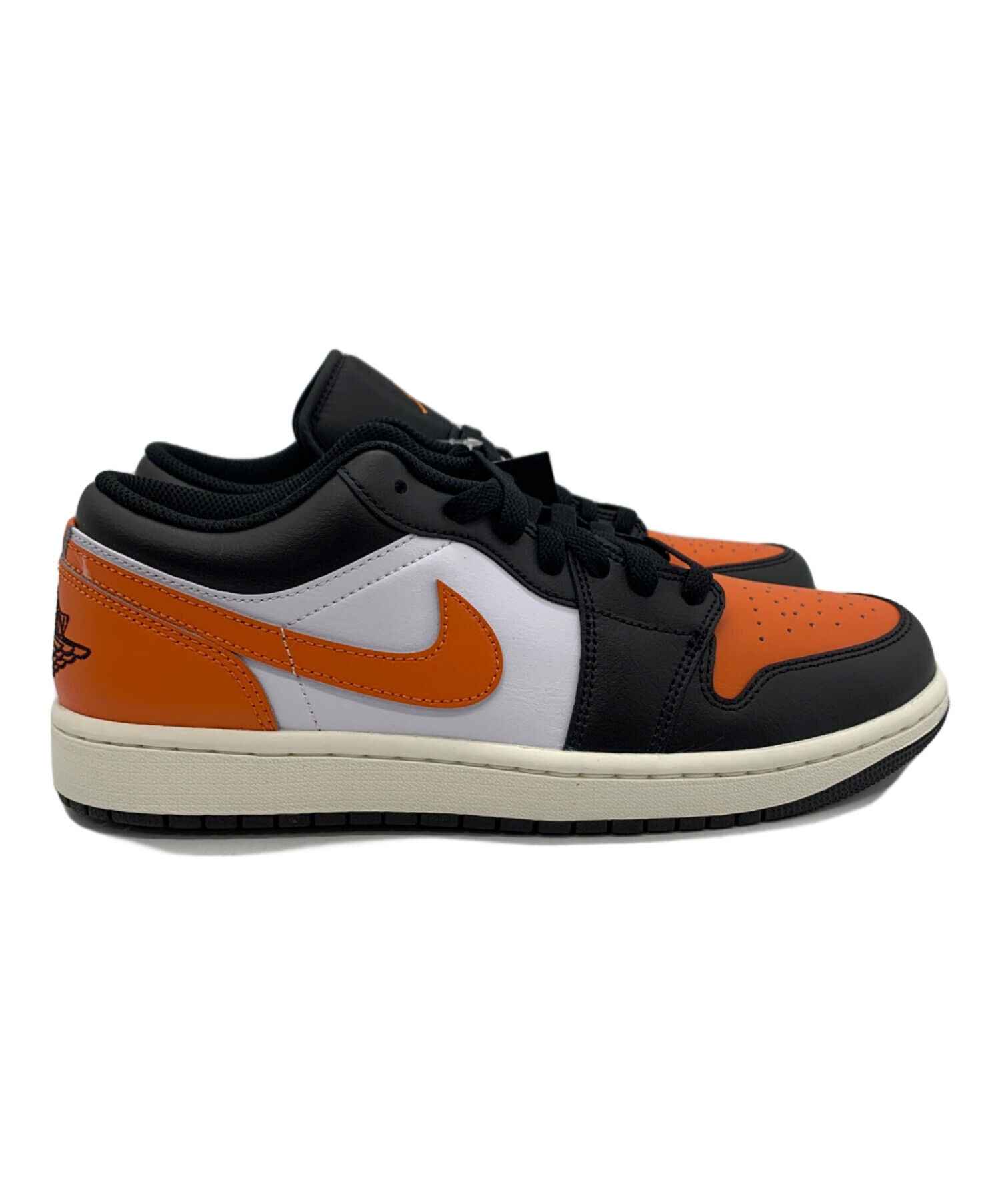 中古・古着通販】NIKE (ナイキ) AIR JORDAN 1 LOW ブラック×オレンジ 