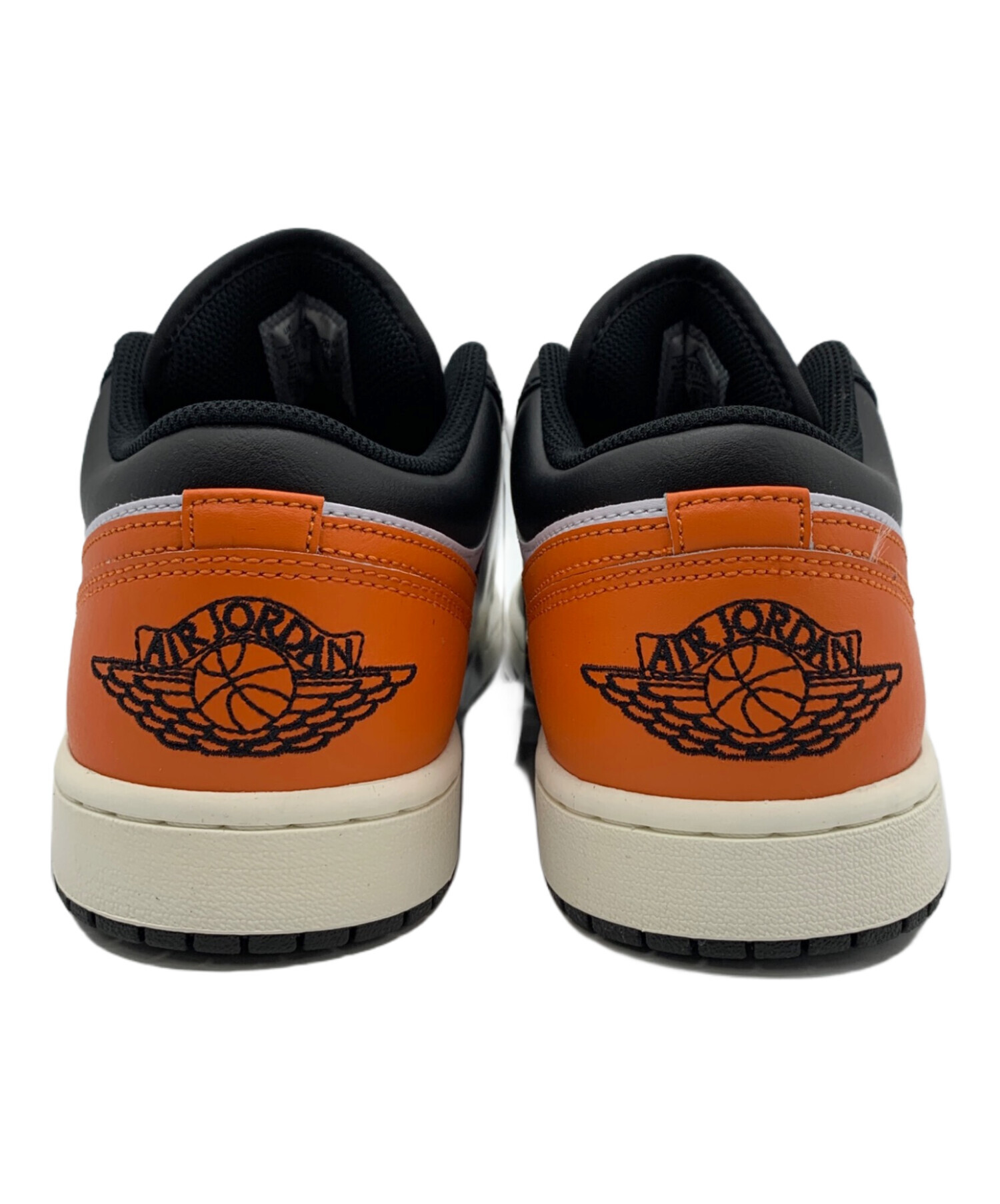 中古・古着通販】NIKE (ナイキ) AIR JORDAN 1 LOW ブラック×オレンジ 