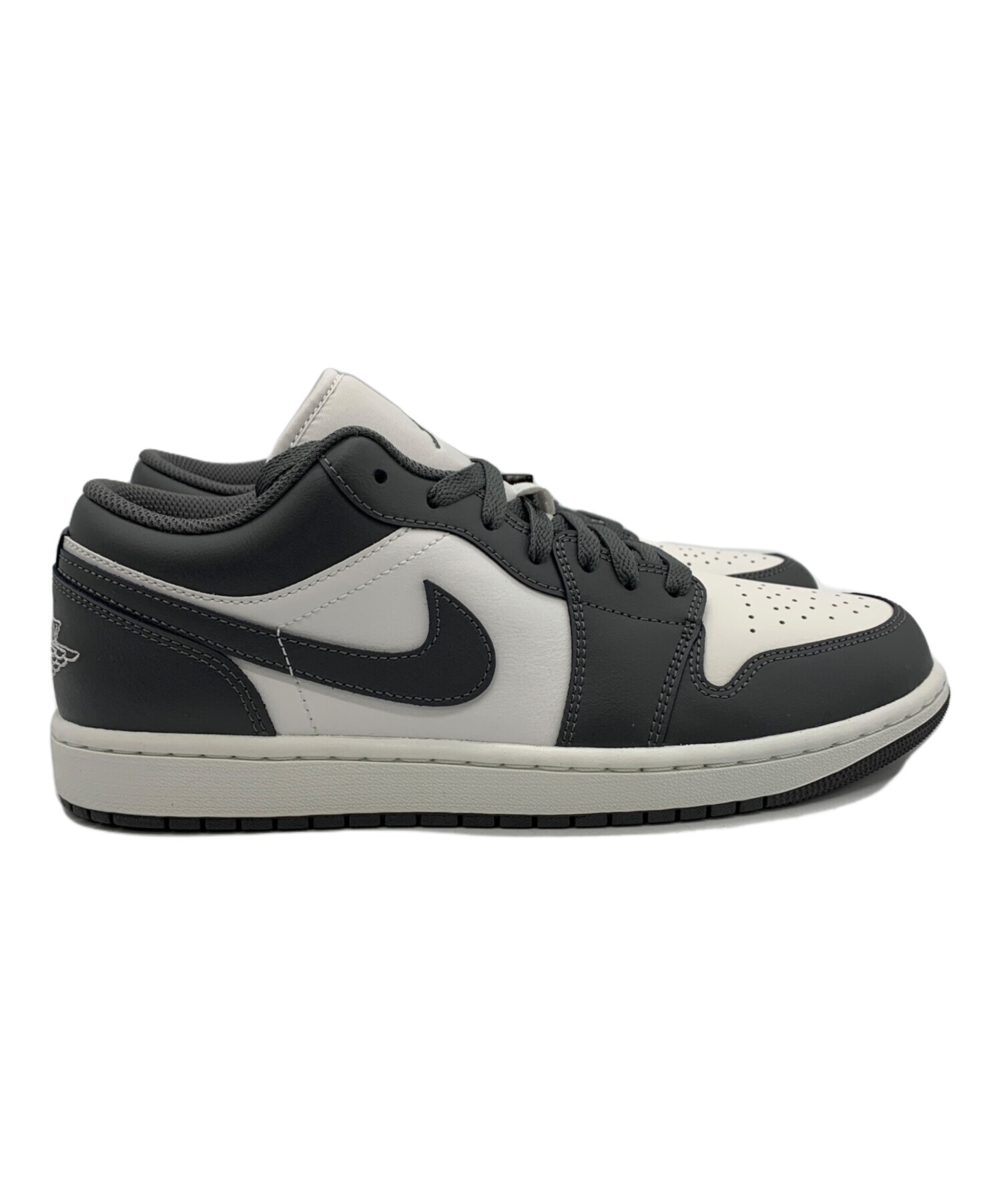中古・古着通販】NIKE (ナイキ) Air Jordan 1 Low グレー×ホワイト 