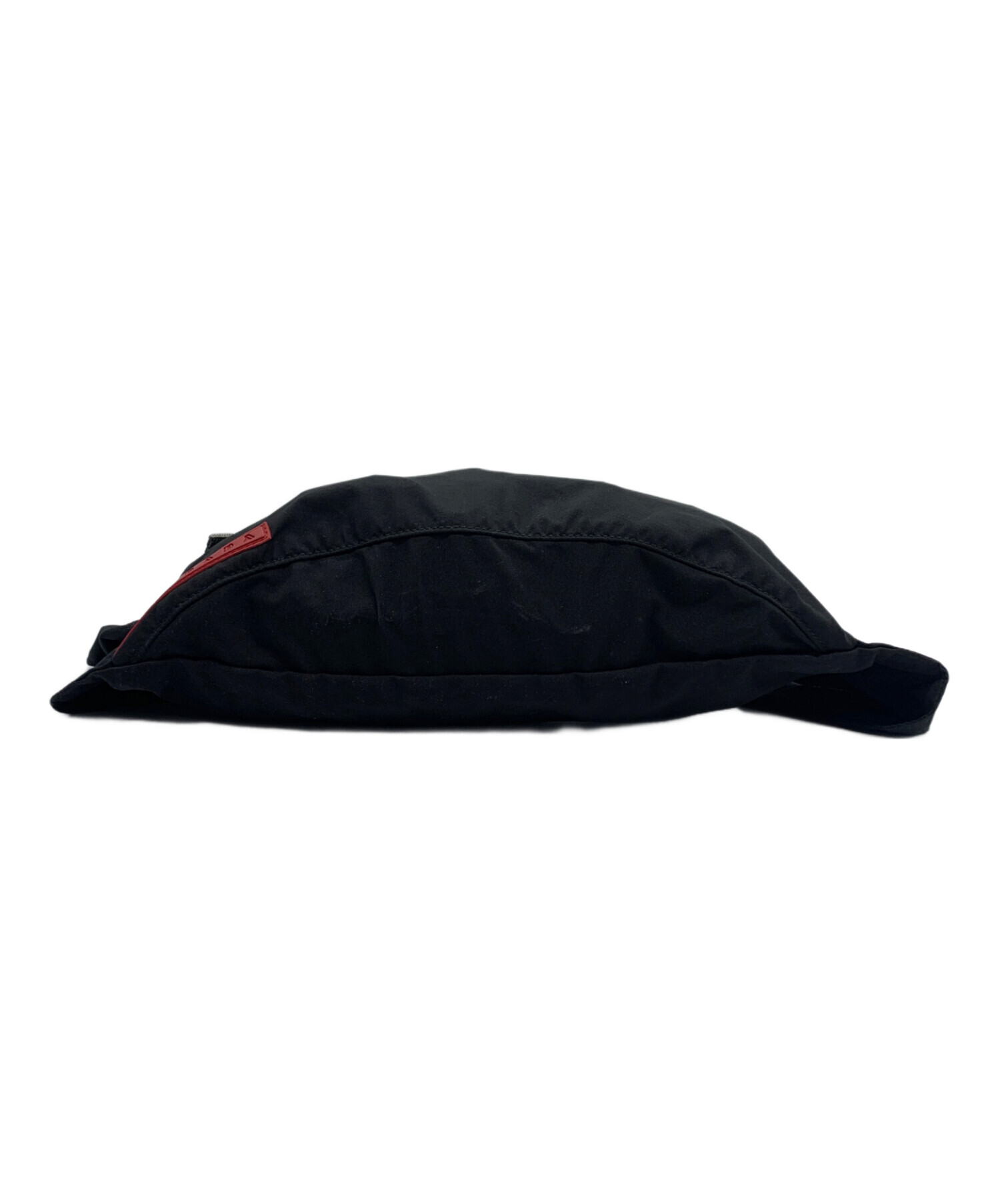 中古・古着通販】PRADA (プラダ) ナイロンウエストポーチ ブラック