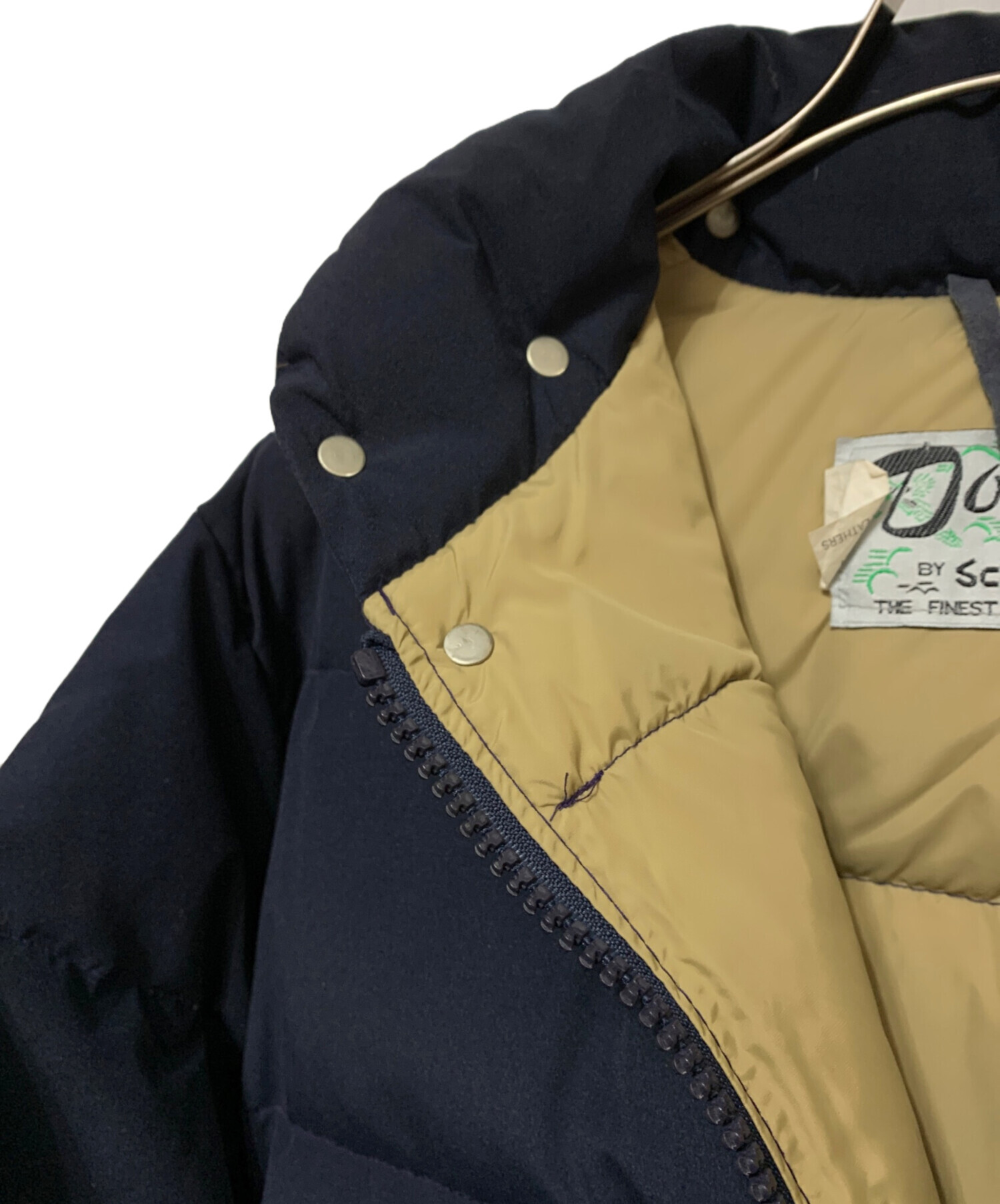 中古・古着通販】Schott (ショット) ダウンジャケット ネイビー サイズ