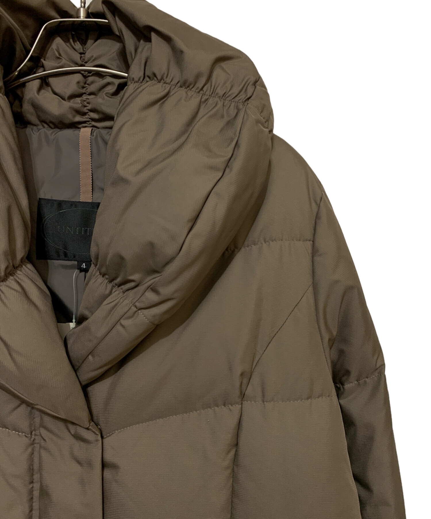 中古・古着通販】UNTITLED (アンタイトル) ダウンジャケット ベージュ