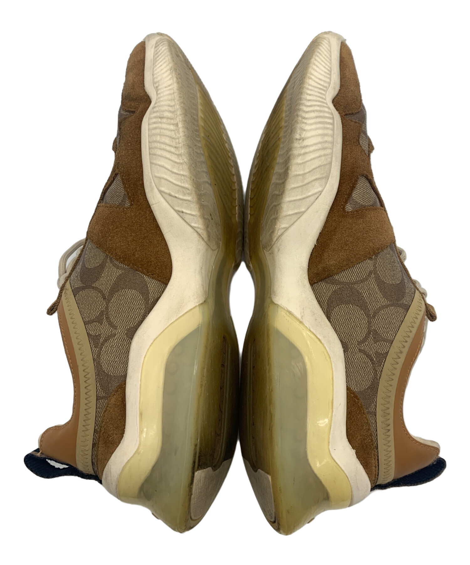 中古・古着通販】COACH (コーチ) シグネチャースニーカー ブラウン