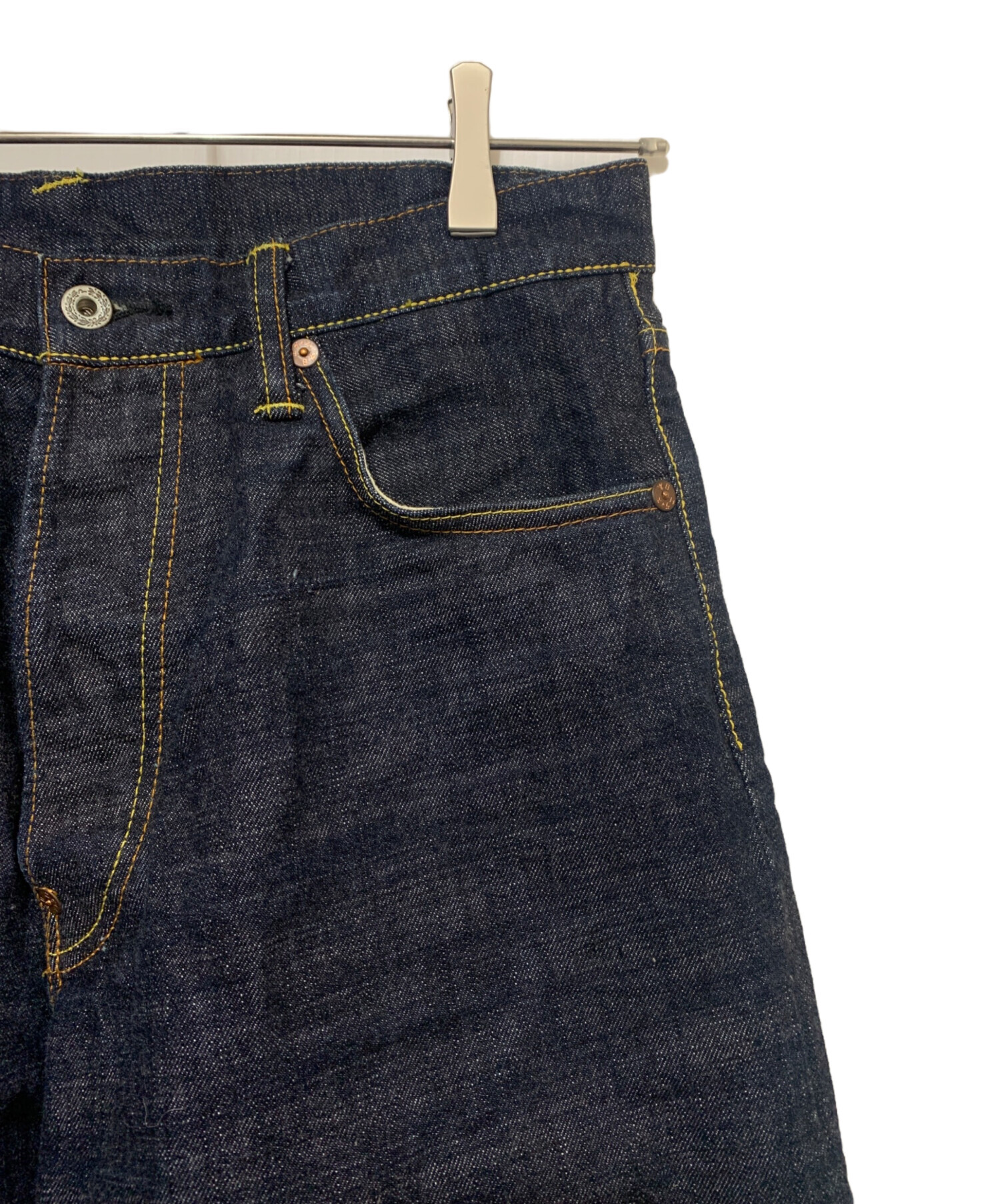 EVISU 日本製 赤耳 セルビッチ デニム 34×35 メンズ ストレート EVISU 日本製 赤耳 セルビッチ デニム 34×35 メンズ ストレート EVISU