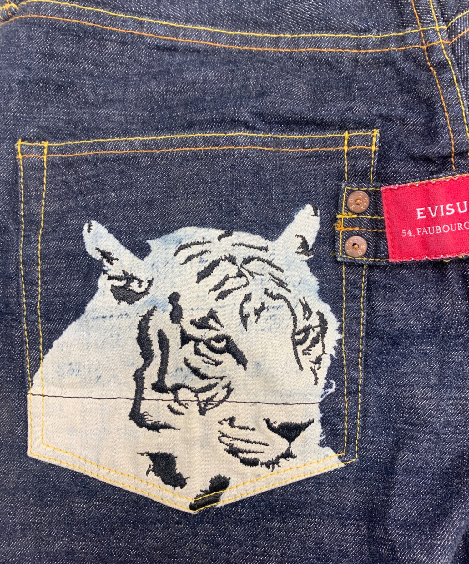 中古・古着通販】EVISU (エヴィス) 赤耳セルビッチ インディゴ サイズ
