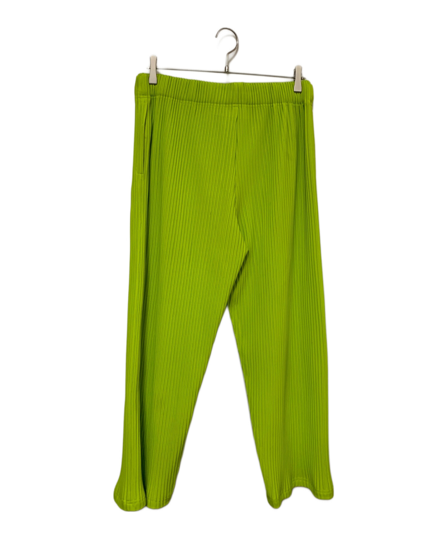 homme plisse オムプリッセ プリーツ サルエルパンツ モスグリーン 中古・古着通販】HOMME PLISSE ISSEY MIYAKE (オム プリッセ イッセイ