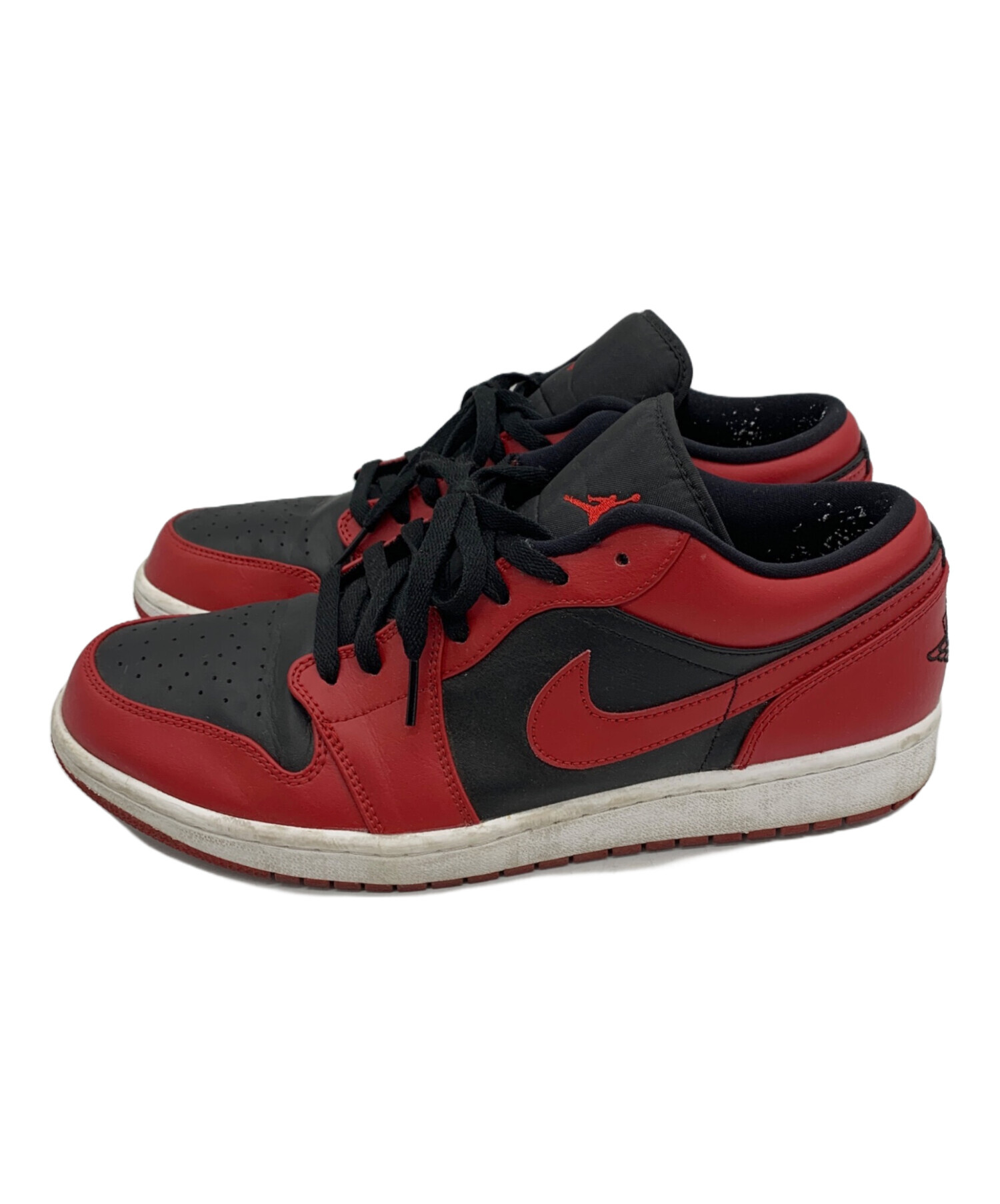中古・古着通販】NIKE (ナイキ) ローカットスニーカー レッド×ブラック 