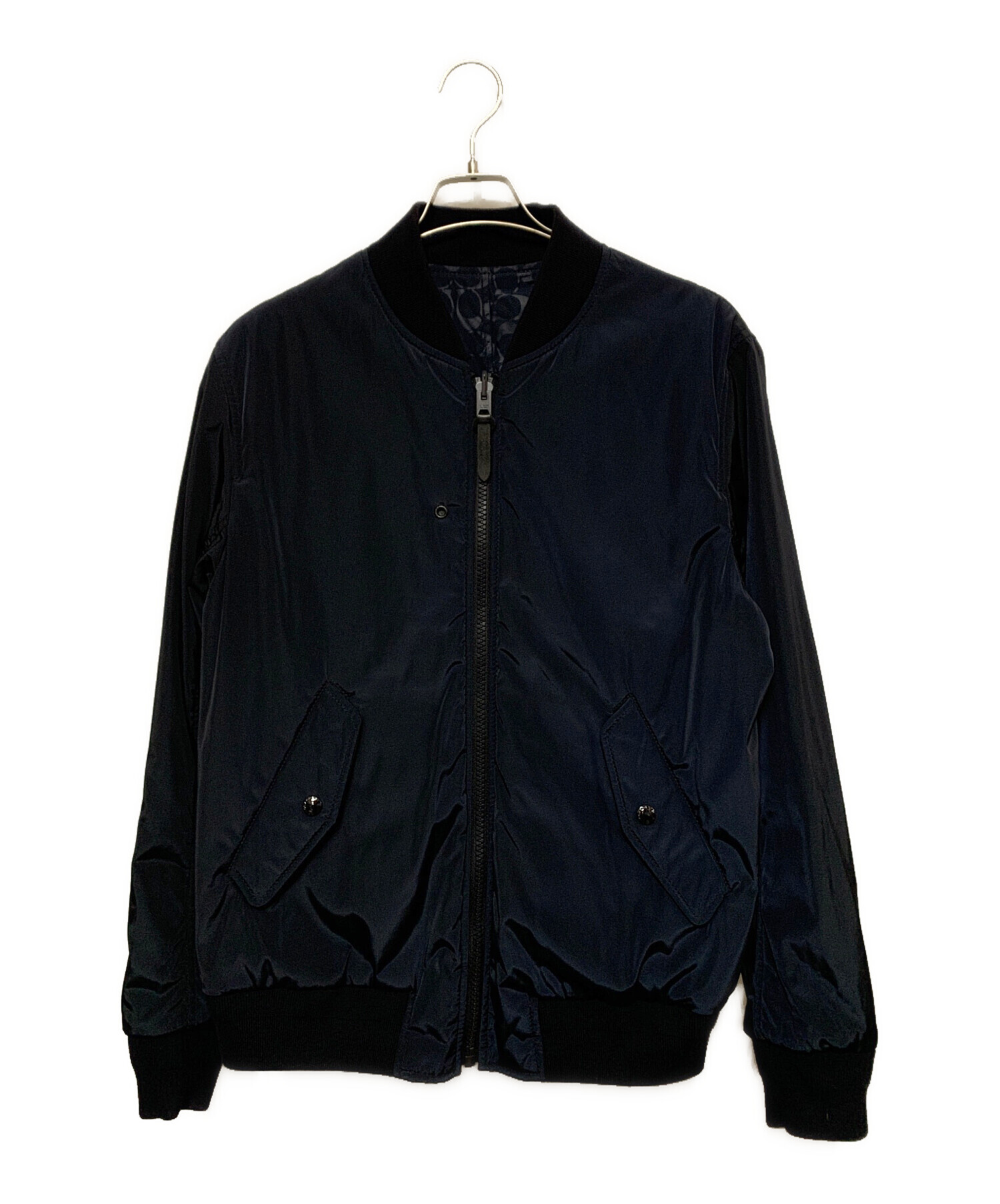 中古・古着通販】COACH (コーチ) リバーシブル シグネチャー MA-1