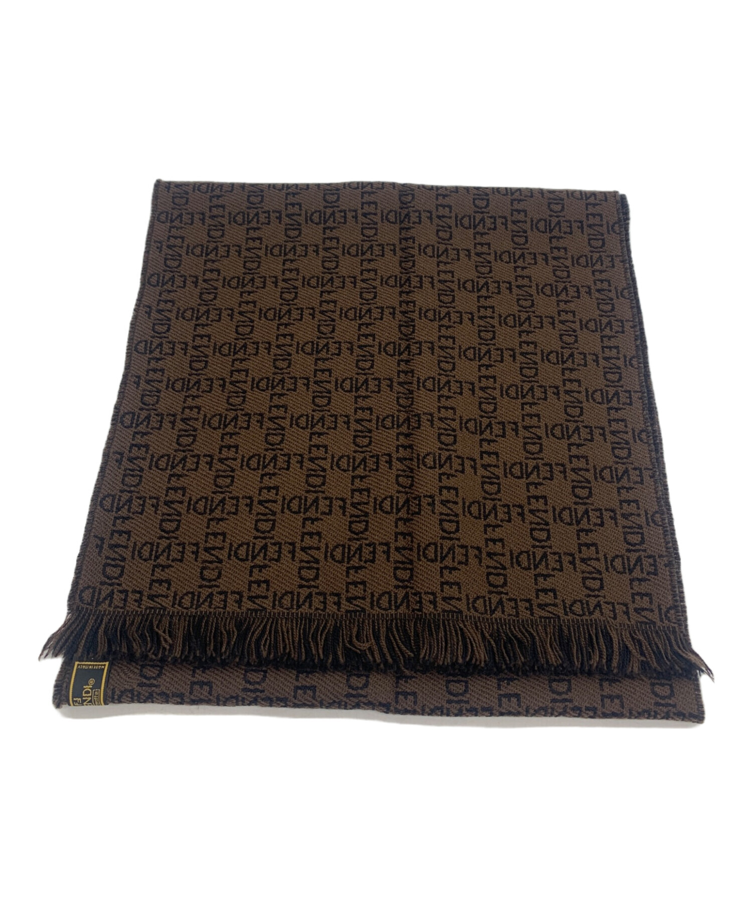 中古・古着通販】FENDI (フェンディ) マフラー ブラウン｜ブランド