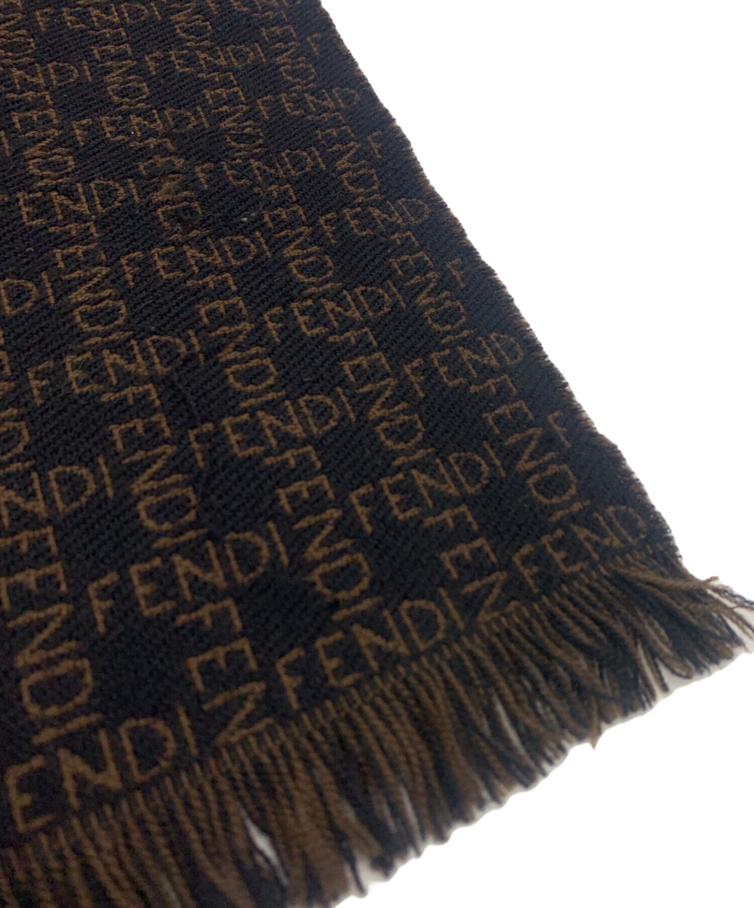 中古・古着通販】FENDI (フェンディ) マフラー ブラウン｜ブランド