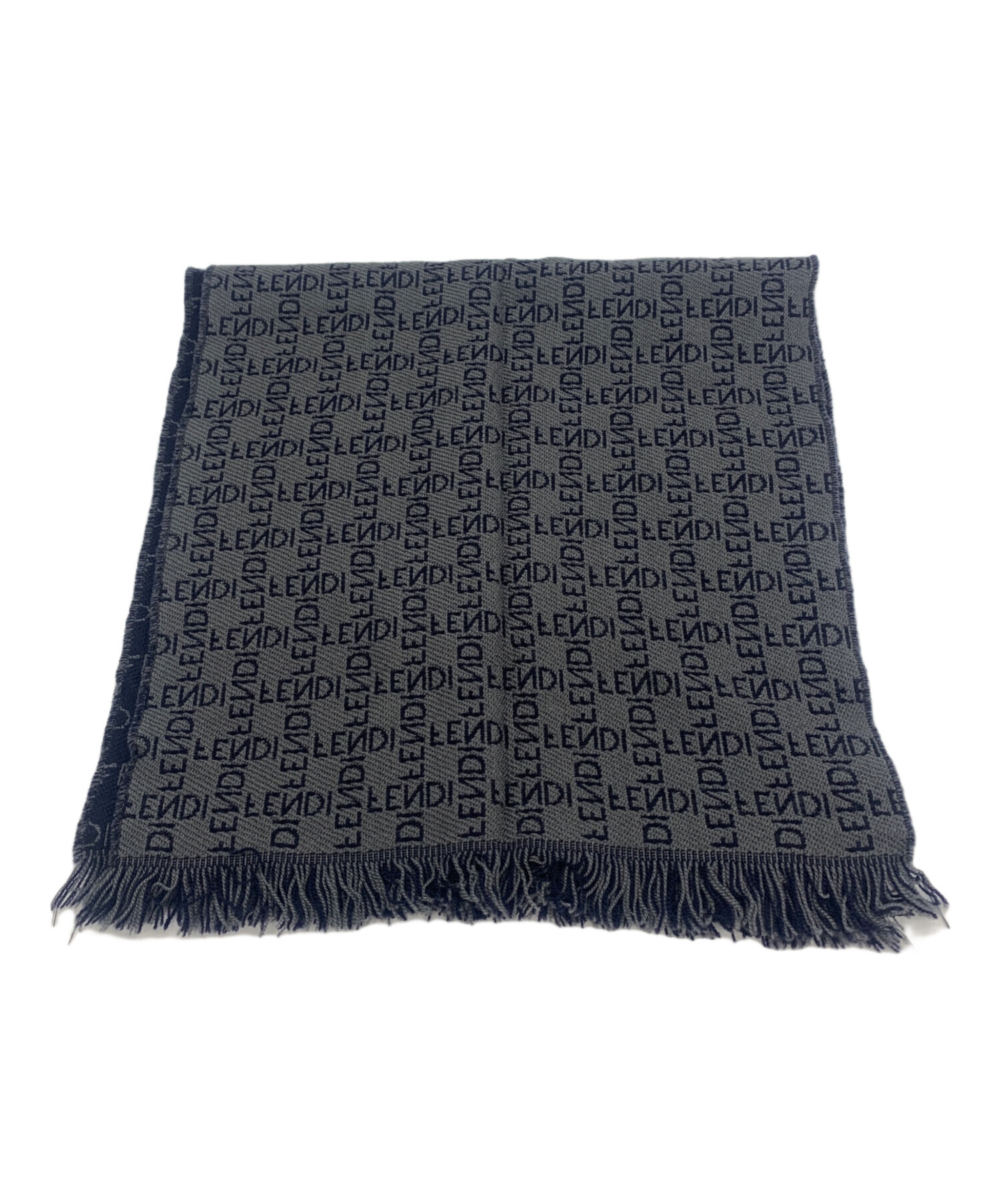 中古・古着通販】FENDI (フェンディ) マフラー ネイビー｜ブランド