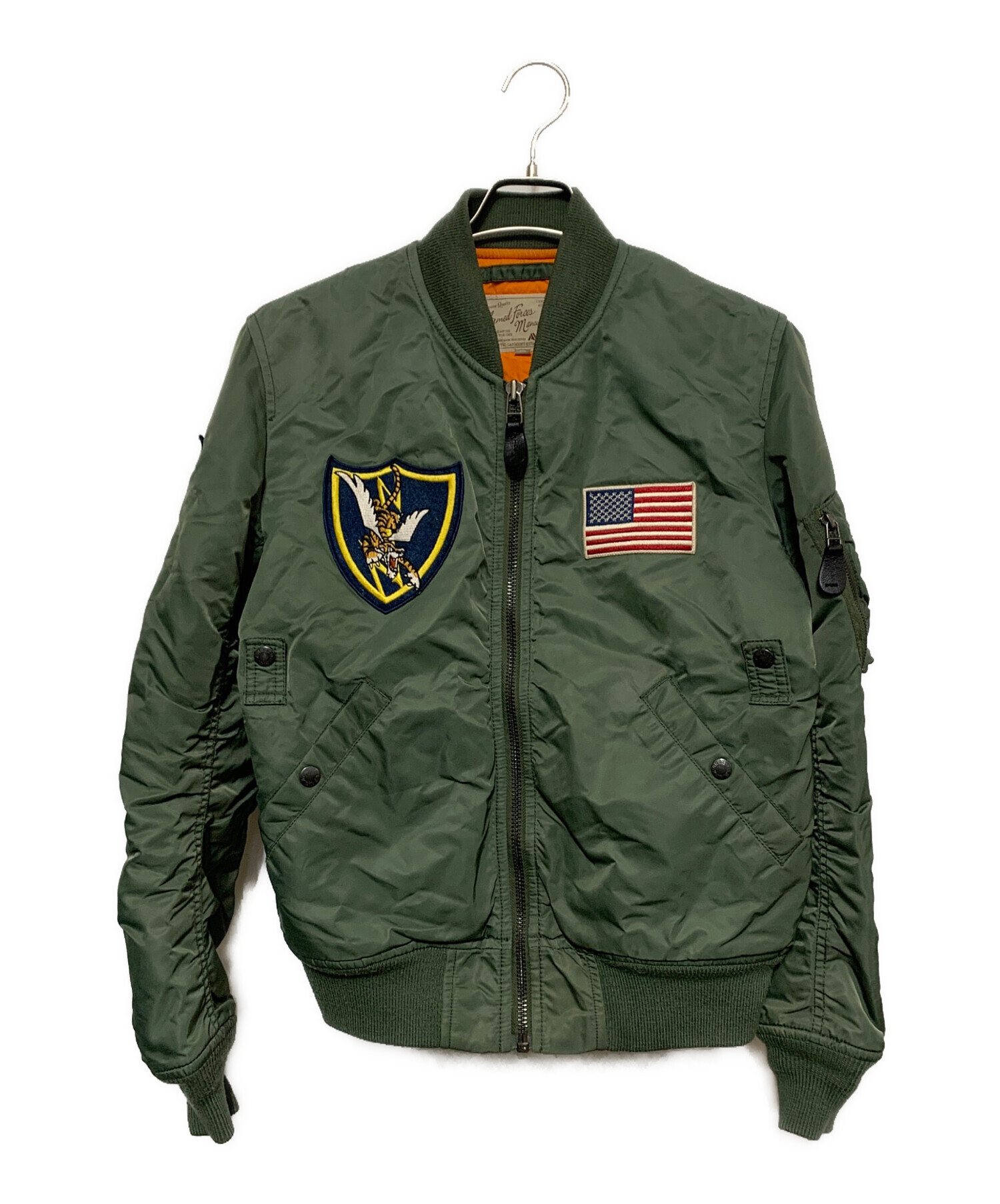 中古・古着通販】AVIREX (アヴィレックス) MA-1ジャケット グリーン