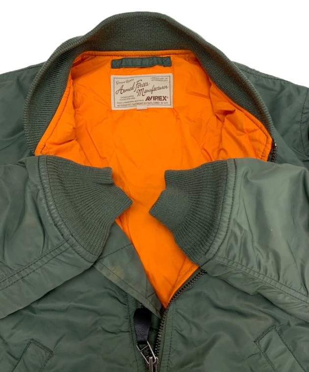中古・古着通販】AVIREX (アヴィレックス) MA-1ジャケット グリーン