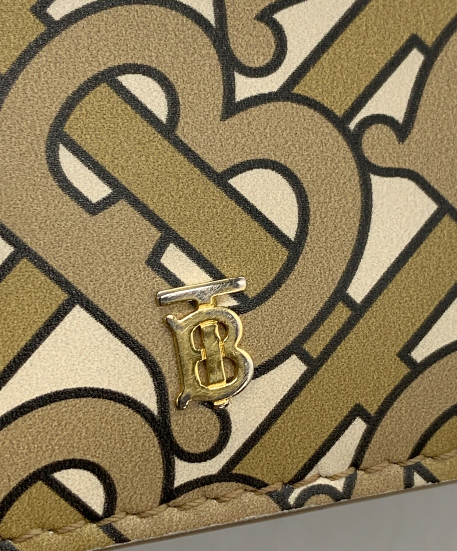 中古・古着通販】BURBERRY (バーバリー) モノグラム柄 3つ折り財布