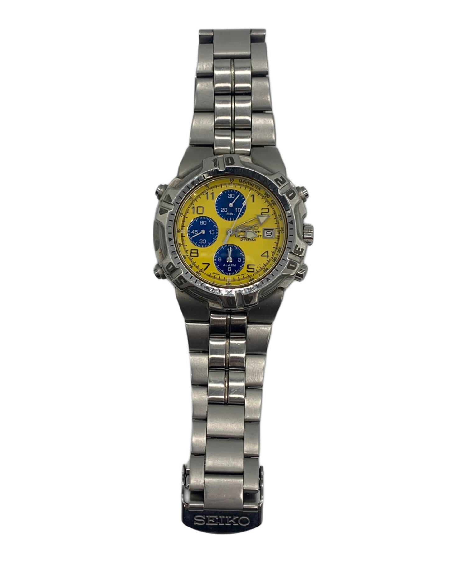 中古・古着通販】SEIKO (セイコー) Chronograph イエロー｜ブランド