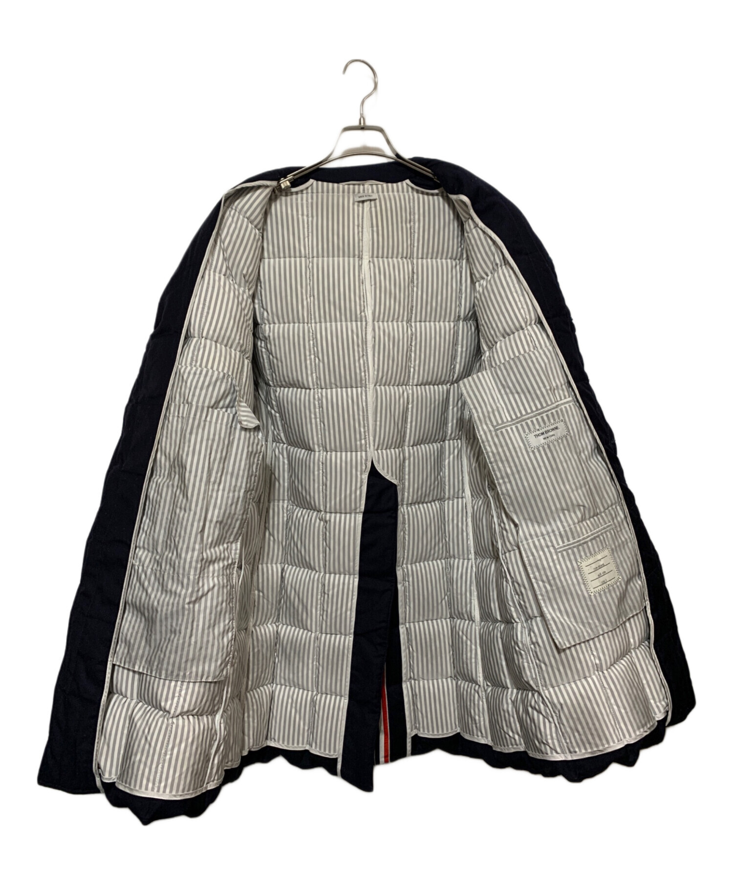中古・古着通販】Thom Browne (トムブラウン) ダウンコート ネイビー