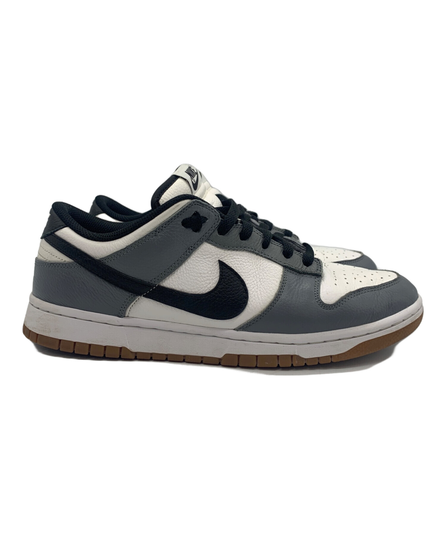 中古・古着通販】NIKE (ナイキ) カスタムスニーカー グレー×ホワイト