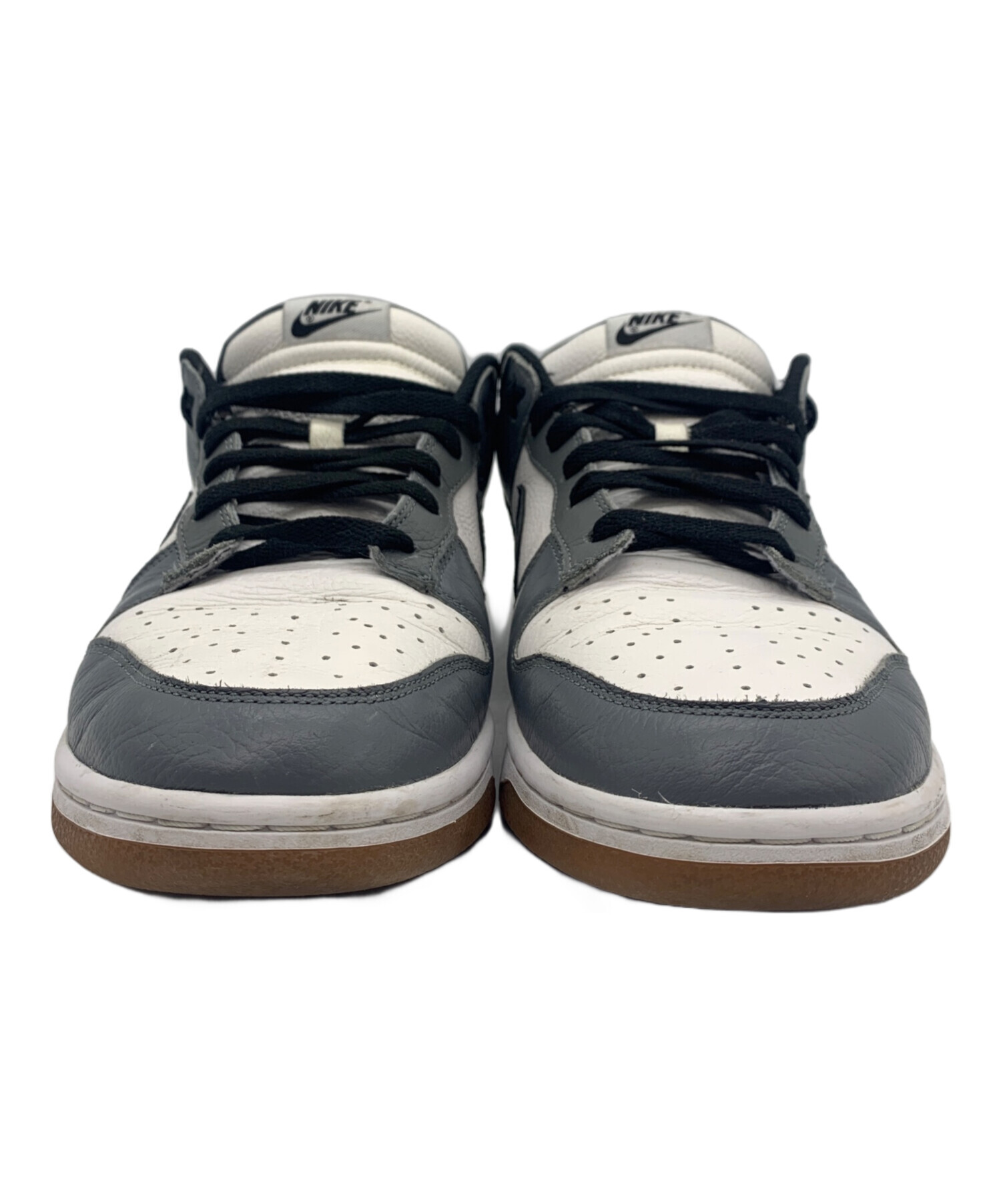 中古・古着通販】NIKE (ナイキ) カスタムスニーカー グレー×ホワイト