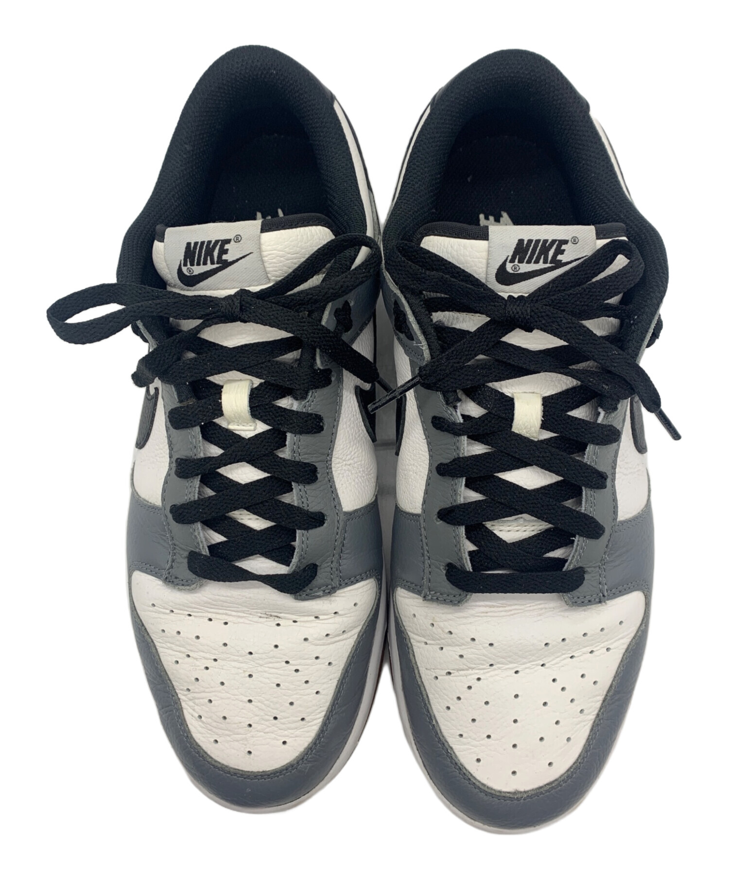 中古・古着通販】NIKE (ナイキ) カスタムスニーカー グレー×ホワイト