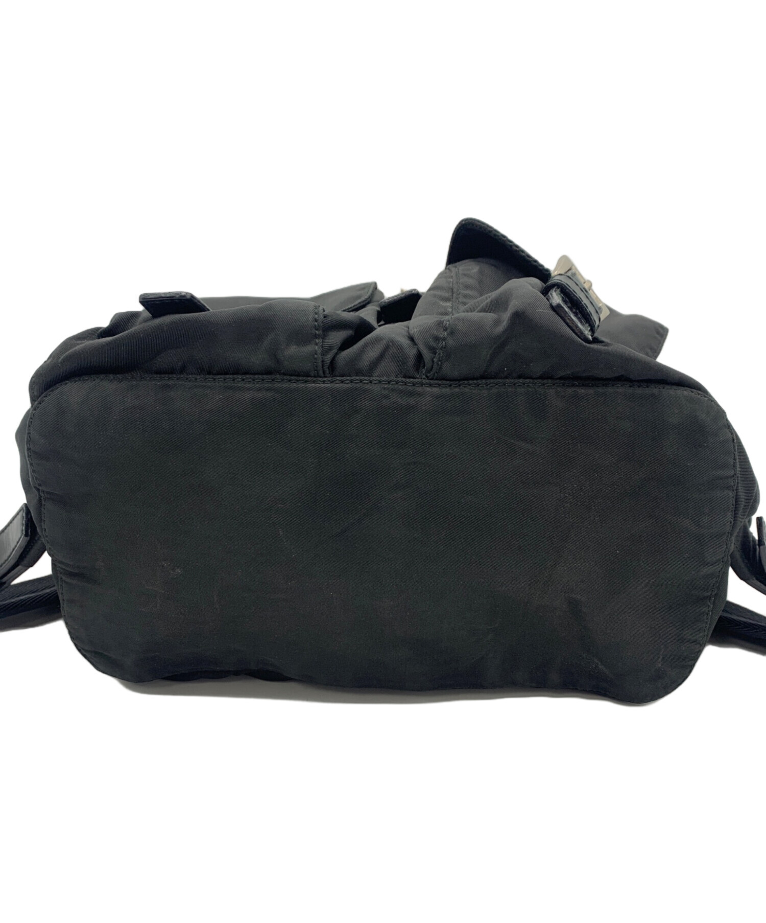 中古・古着通販】PRADA (プラダ) テスートナイロンリュック ブラック