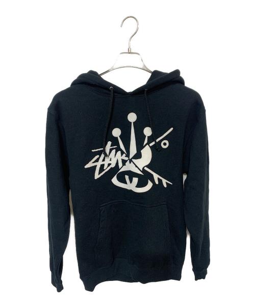中古・古着通販】stussy (ステューシー) パーカー ブラック サイズ:S