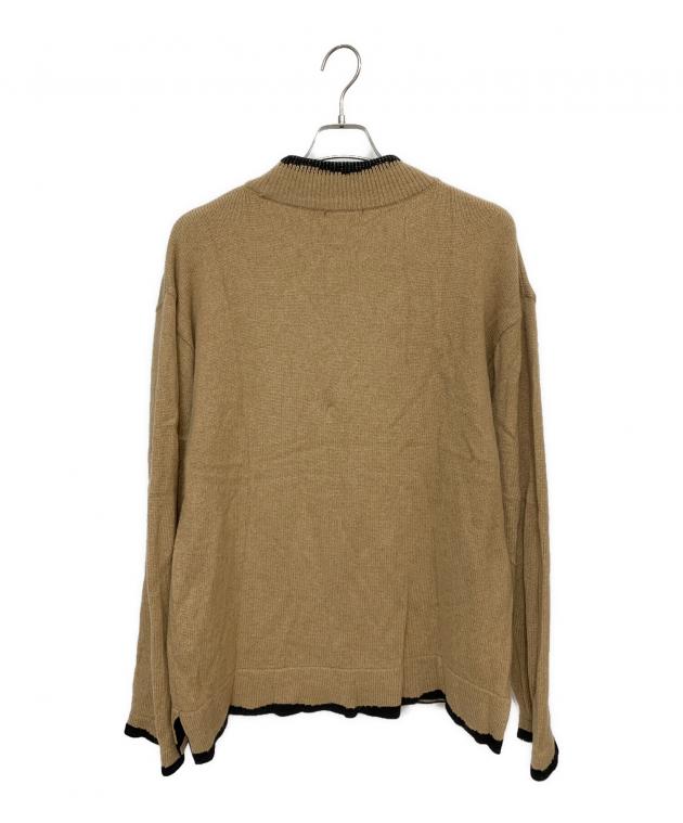 さらにお値下げ！ISSEY MIYAKE 黄色系×茶色系変形ニット トップス 中古・古着通販】ISSEY MIYAKE (イッセイミヤケ) ウールニット