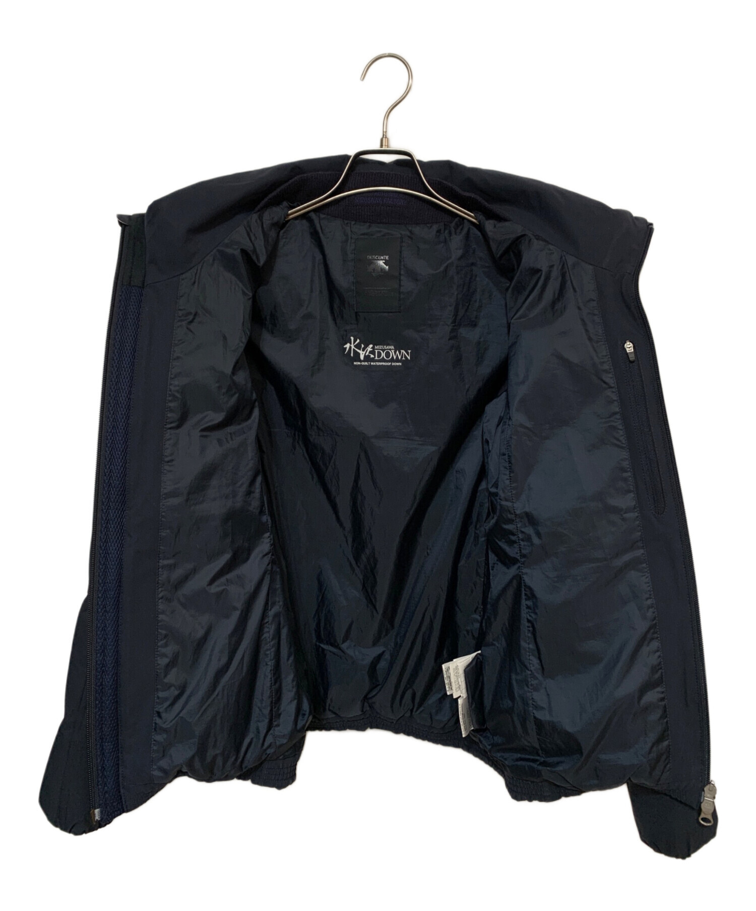 中古・古着通販】DESCENTE (デサント) 水沢ダウンジャケット ネイビー 