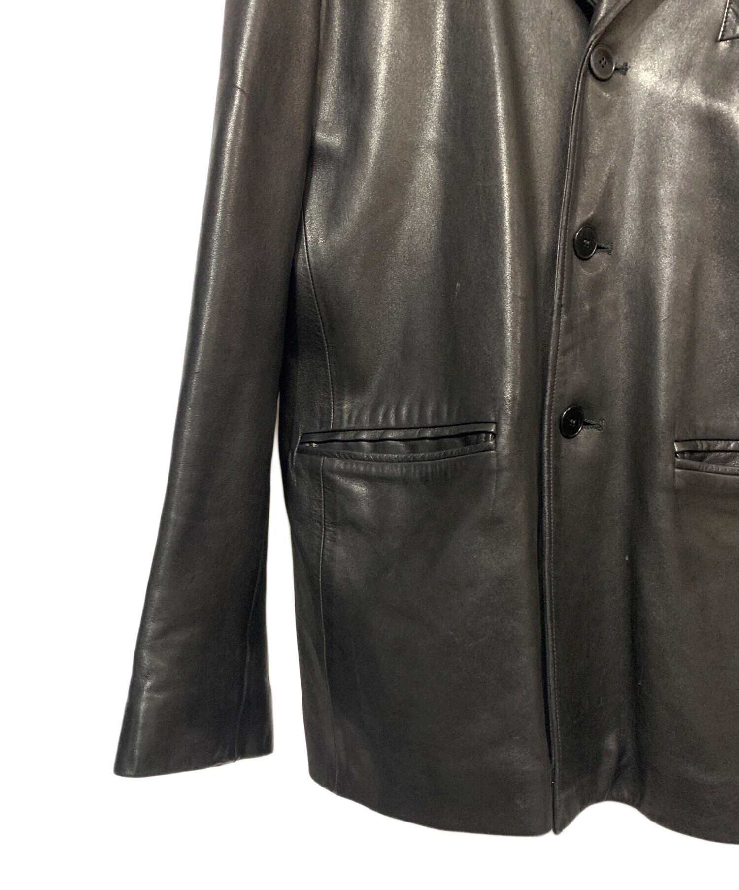 中古・古着通販】agnes b homme (アニエスベーオム) ラムレザー