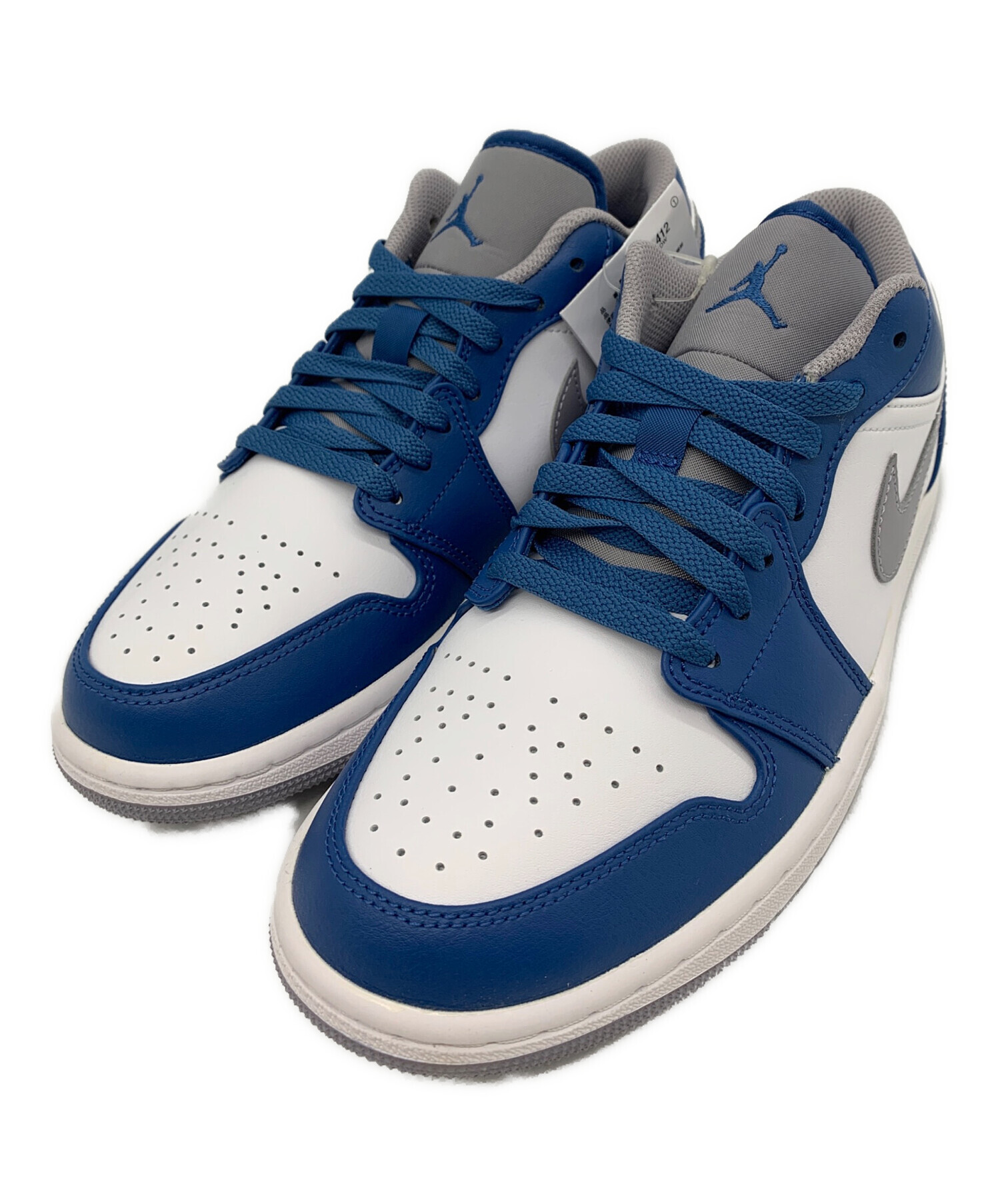 中古・古着通販】NIKE (ナイキ) ハイカットスニーカー ホワイト×ブルー 