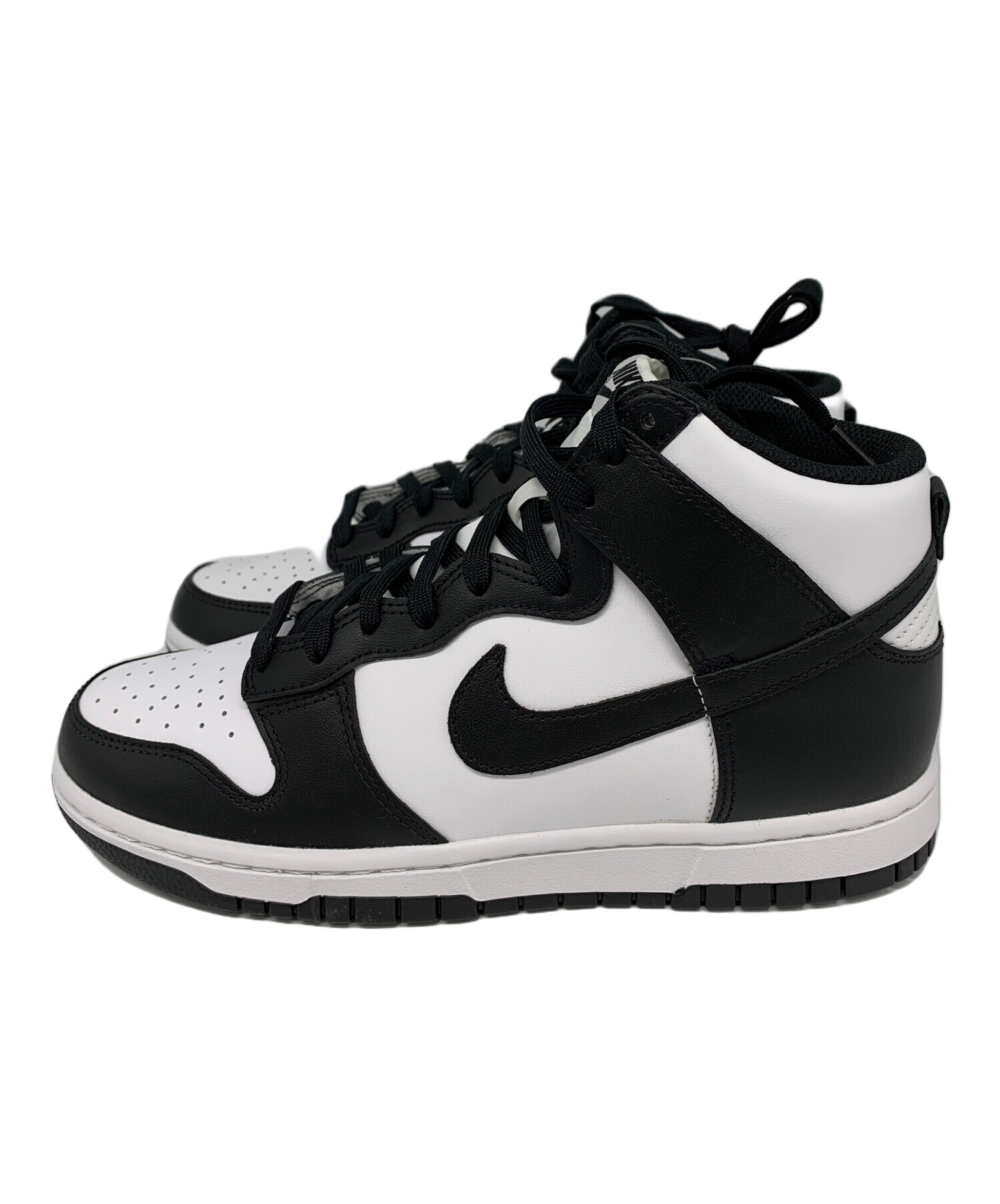 NIKE ハイカット シューズ ホワイト ブラック 中古・古着通販】NIKE (ナイキ) ハイカットスニーカー ホワイト