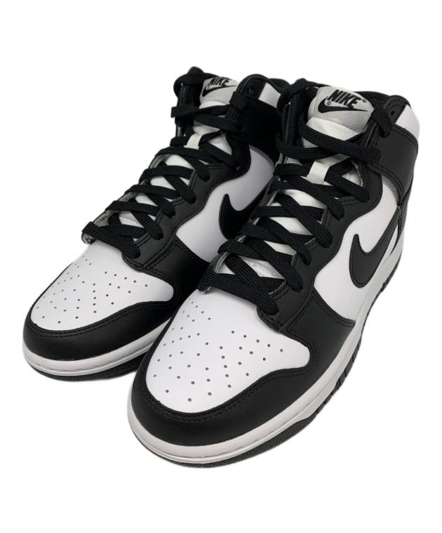 NIKE ハイカット シューズ ホワイト ブラック 中古・古着通販】NIKE (ナイキ) ハイカットスニーカー ホワイト