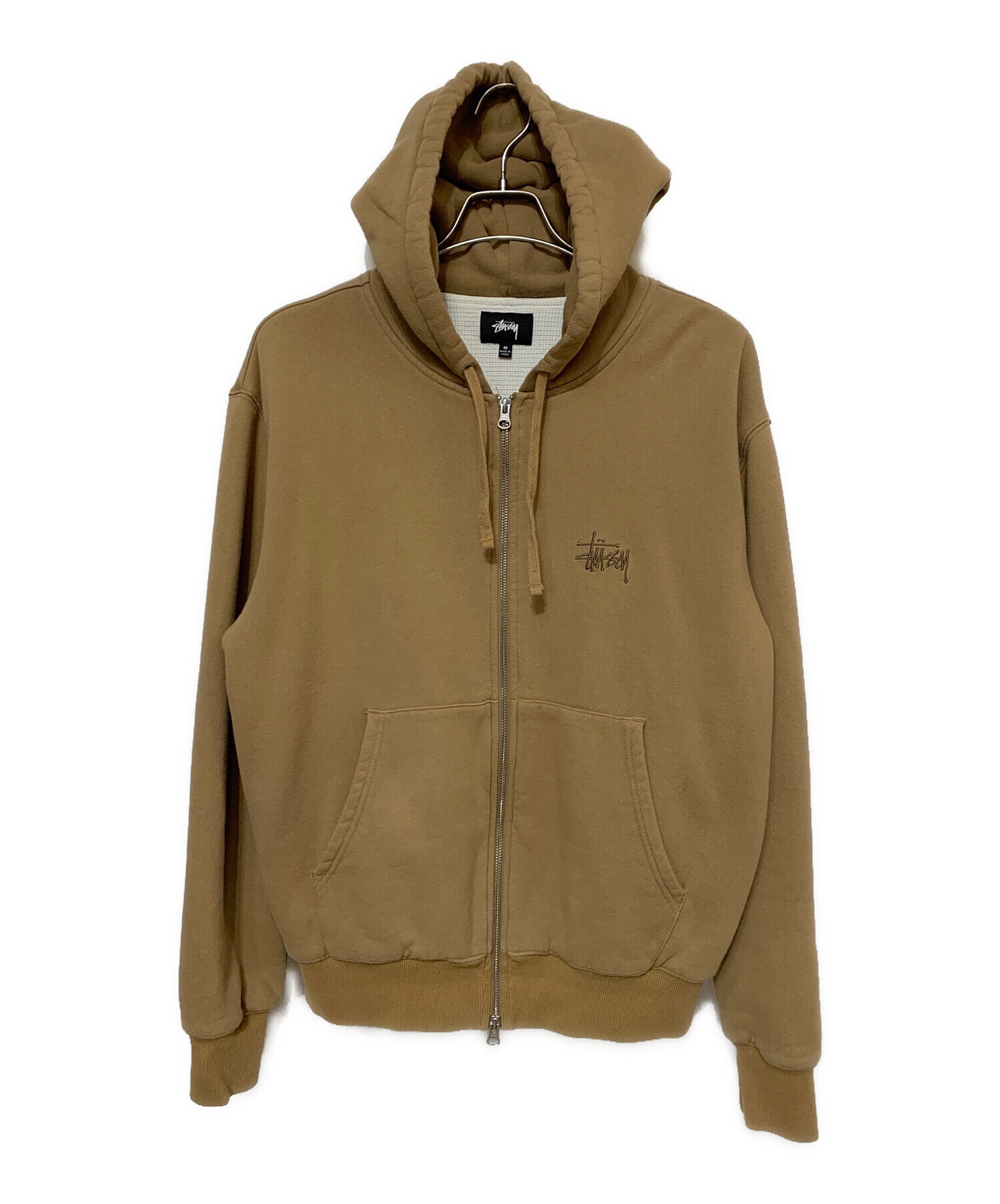 中古・古着通販】stussy (ステューシー) 裏サーマルジップパーカー