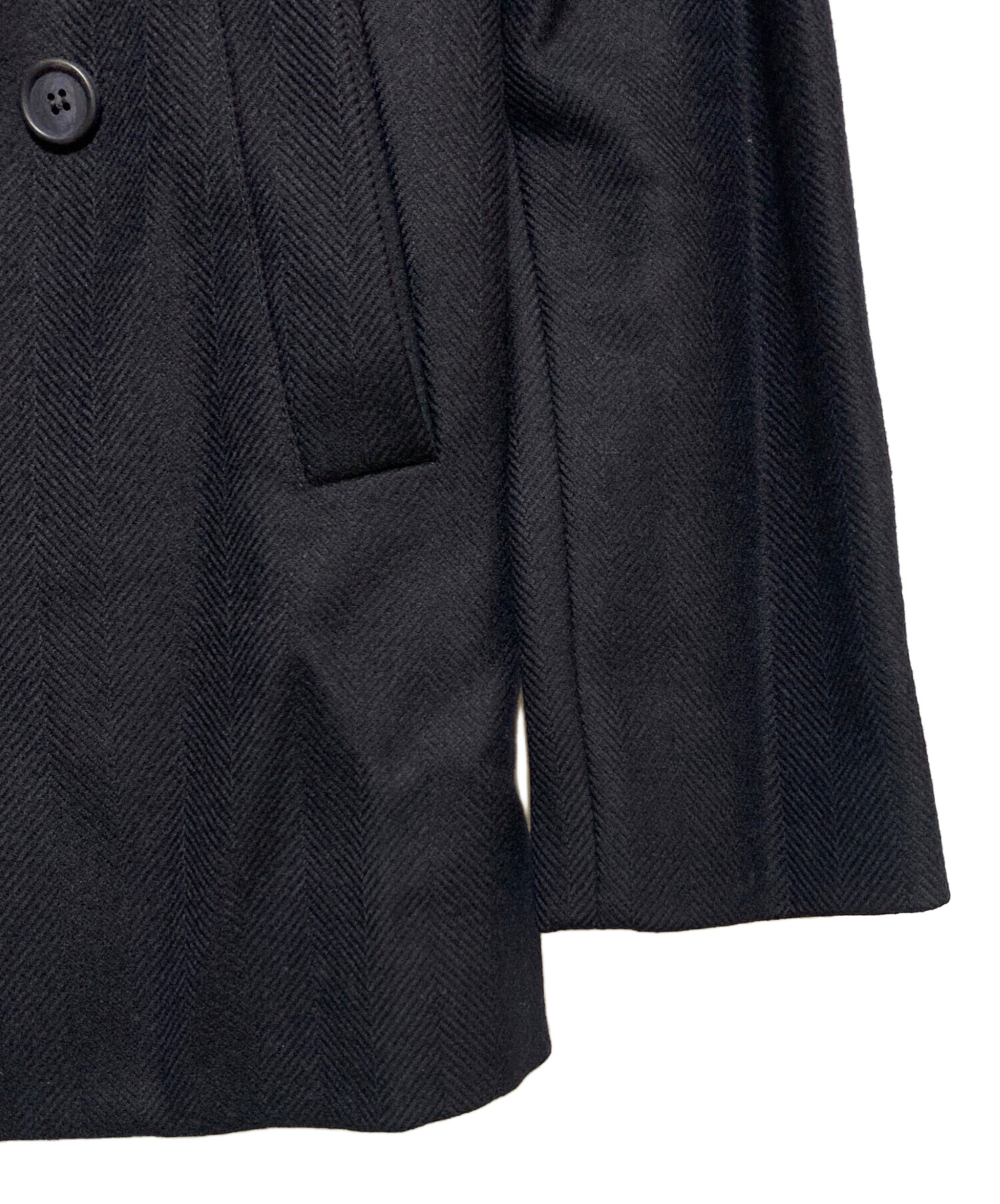 中古・古着通販】RAF SIMONS (ラフシモンズ) Pコート ネイビー サイズ