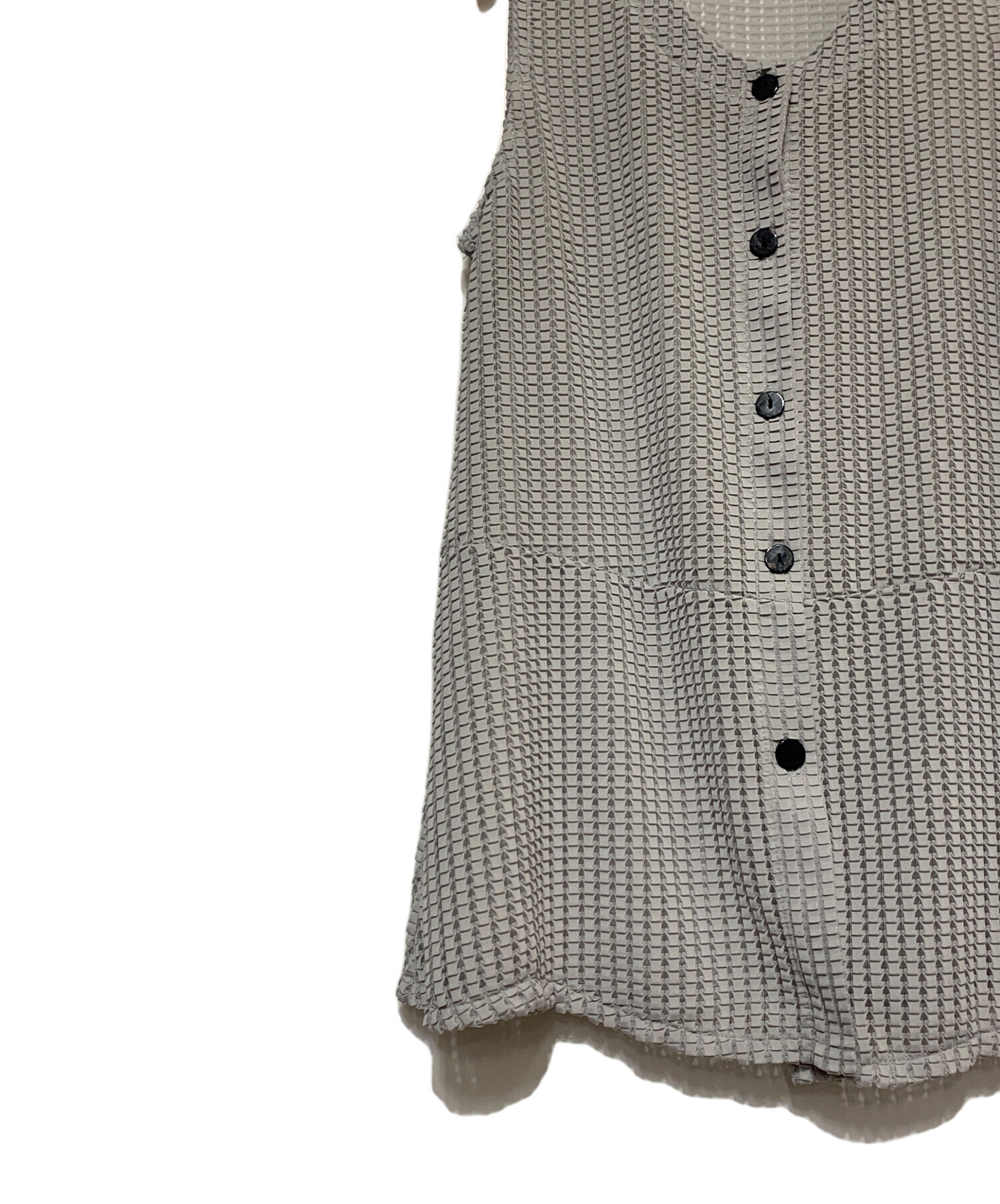 中古・古着通販】ISSEY MIYAKE (イッセイミヤケ) チュニックブラウス