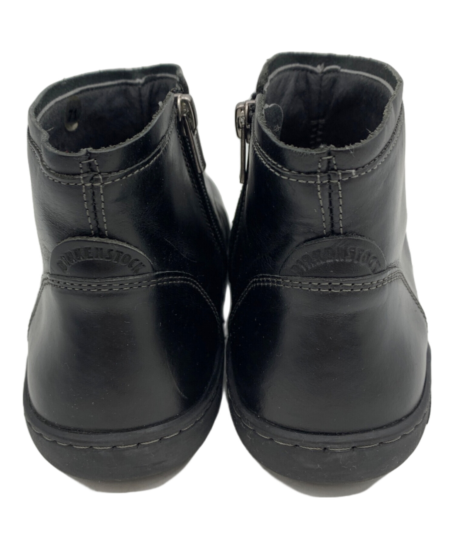 【BIRKENSTOCK】廃盤品 レースアップ ブーツ ブラック サイドジップ 中古・古着通販】BIRKENSTOCK (ビルケンシュトック) サイドジップ