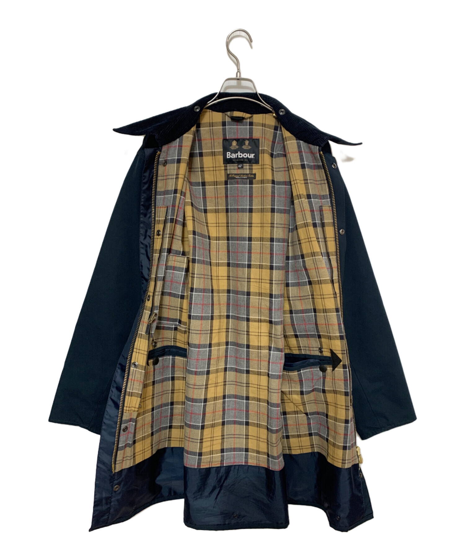 中古・古着通販】Barbour (バブアー) コート ネイビー サイズ:42
