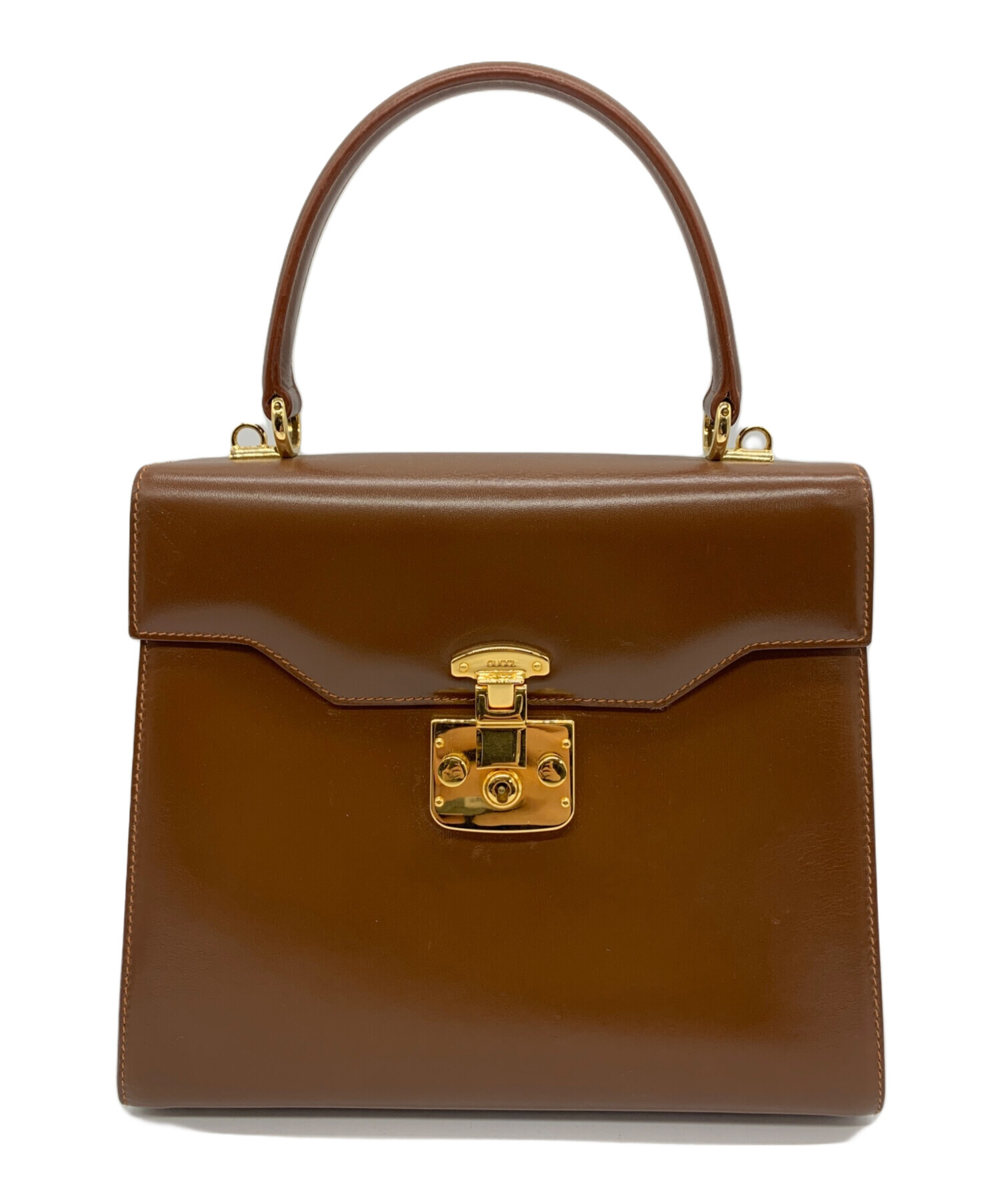 GUCCIのヴィンテージ2Wayハンドバック VINTAGE GUCCI/グッチ】 Bamboo 2wayバッグ suede（ハンドバッグ