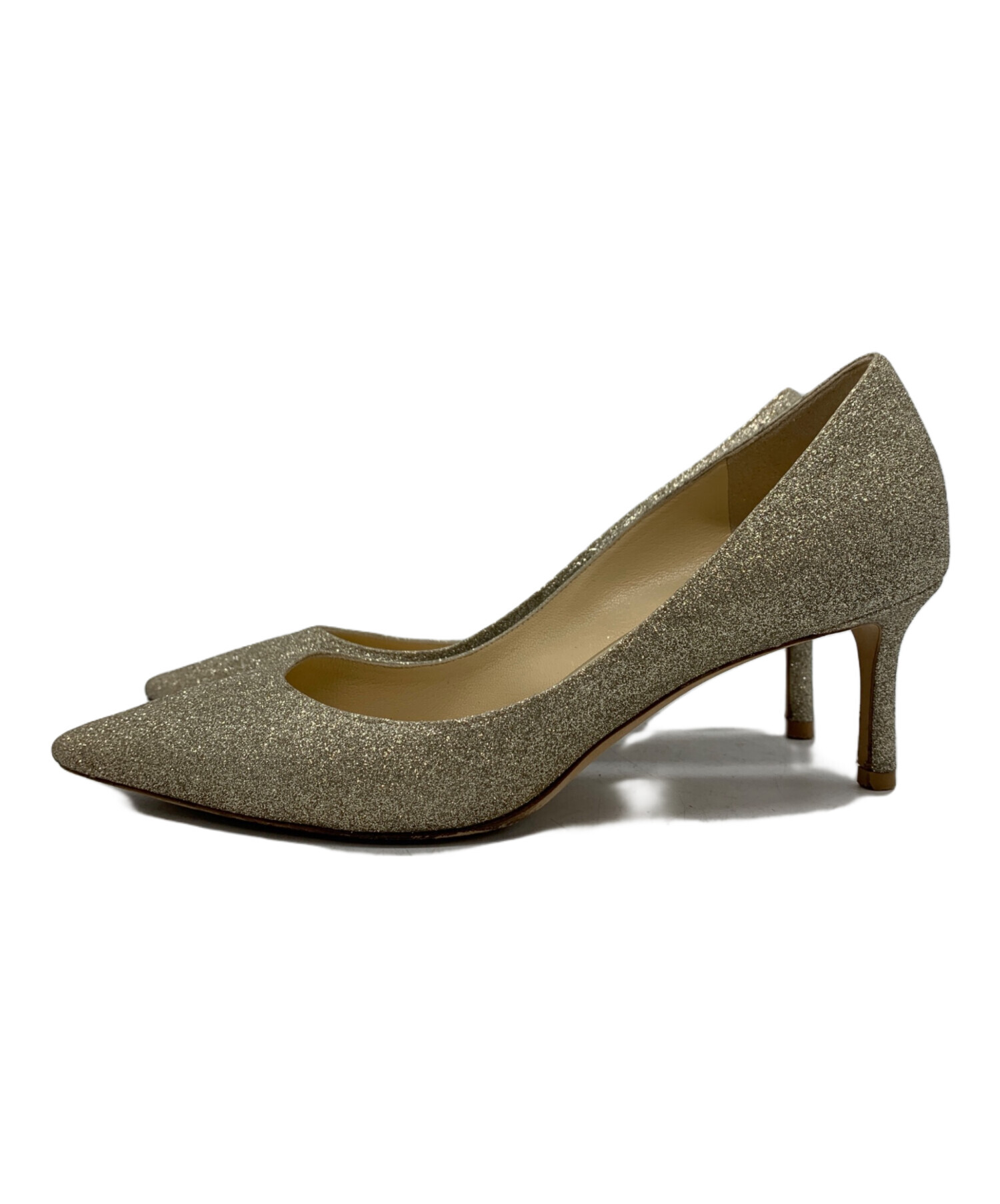 中古・古着通販】JIMMY CHOO (ジミーチュウ) ROMY 60 ゴールド サイズ