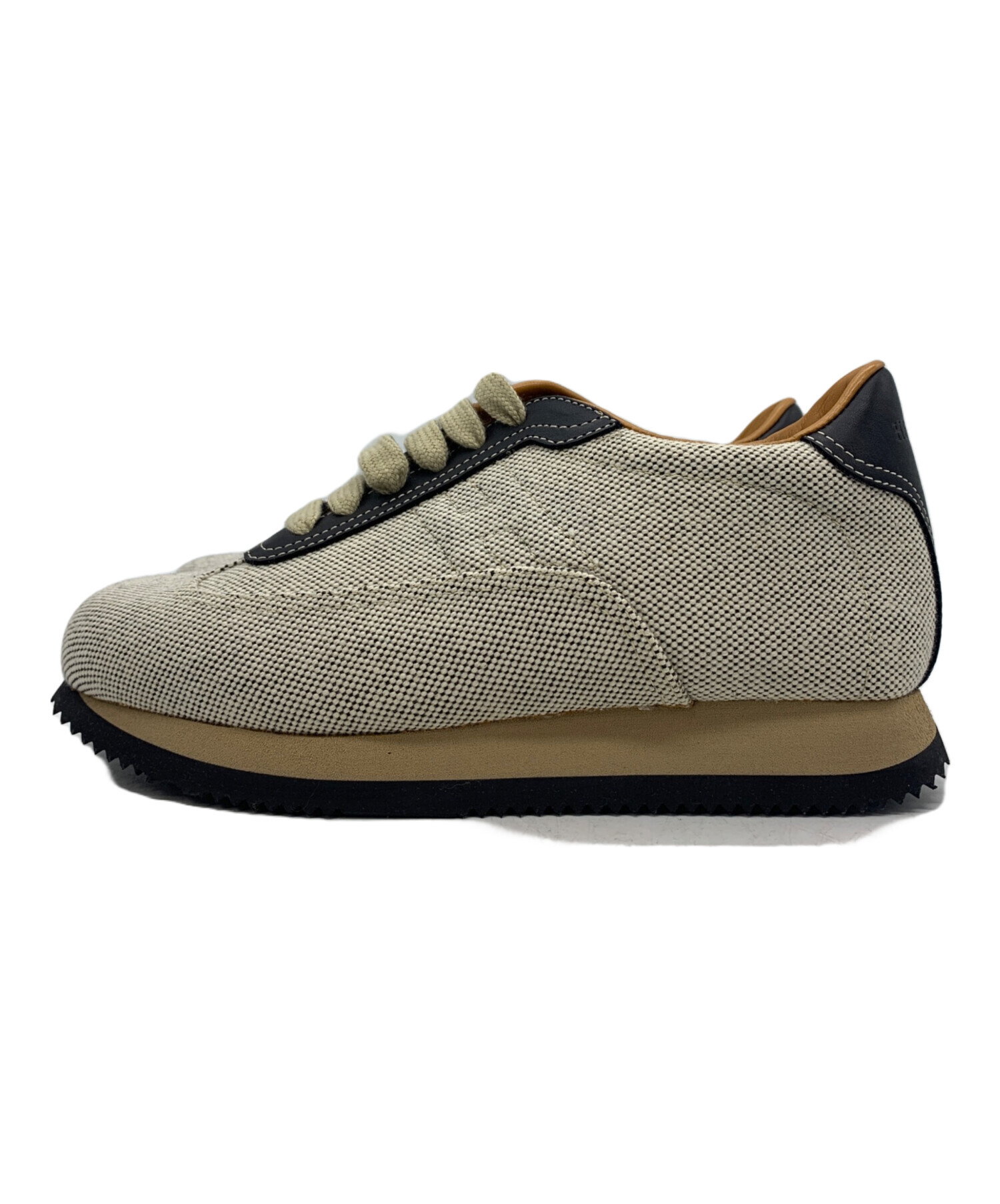 中古・古着通販】HERMES (エルメス) クイック スニーカー ベージュ