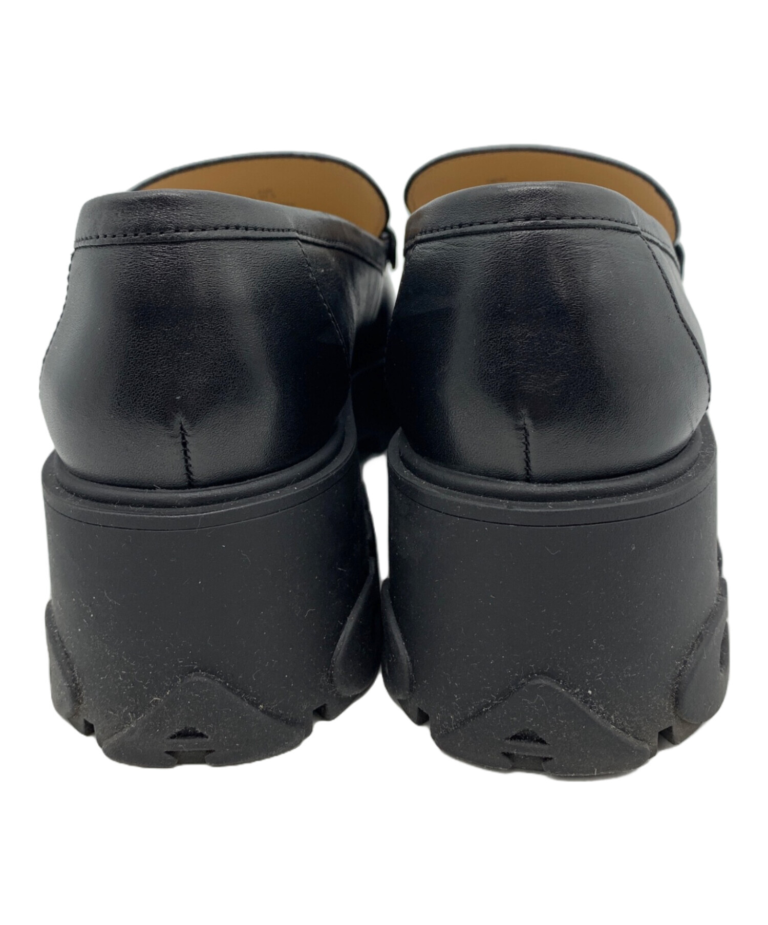 中古・古着通販】COACH (コーチ) ルーシーローファー ブラック サイズ