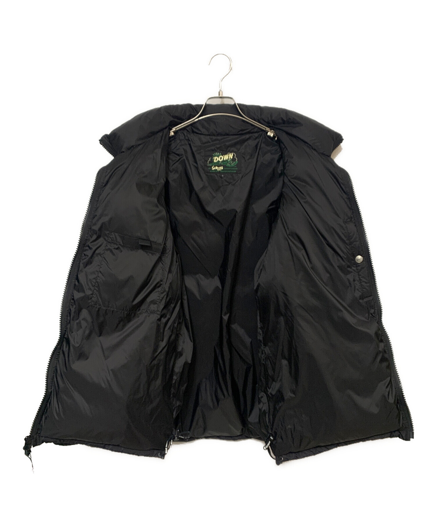 中古・古着通販】Schott (ショット) ダウンジャケット ブラック サイズ 
