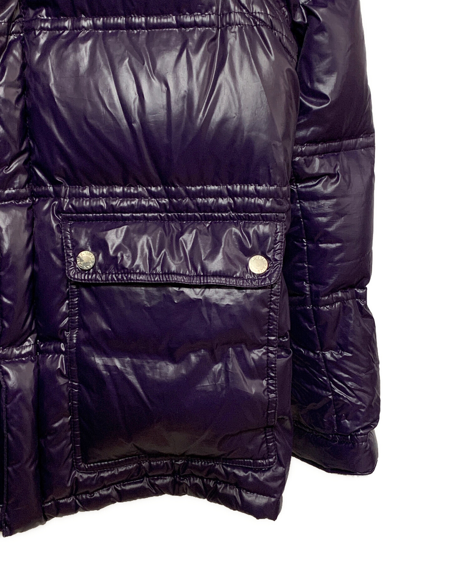 ファクトリーブランド パープル ダウンジャケットburberryblack label 