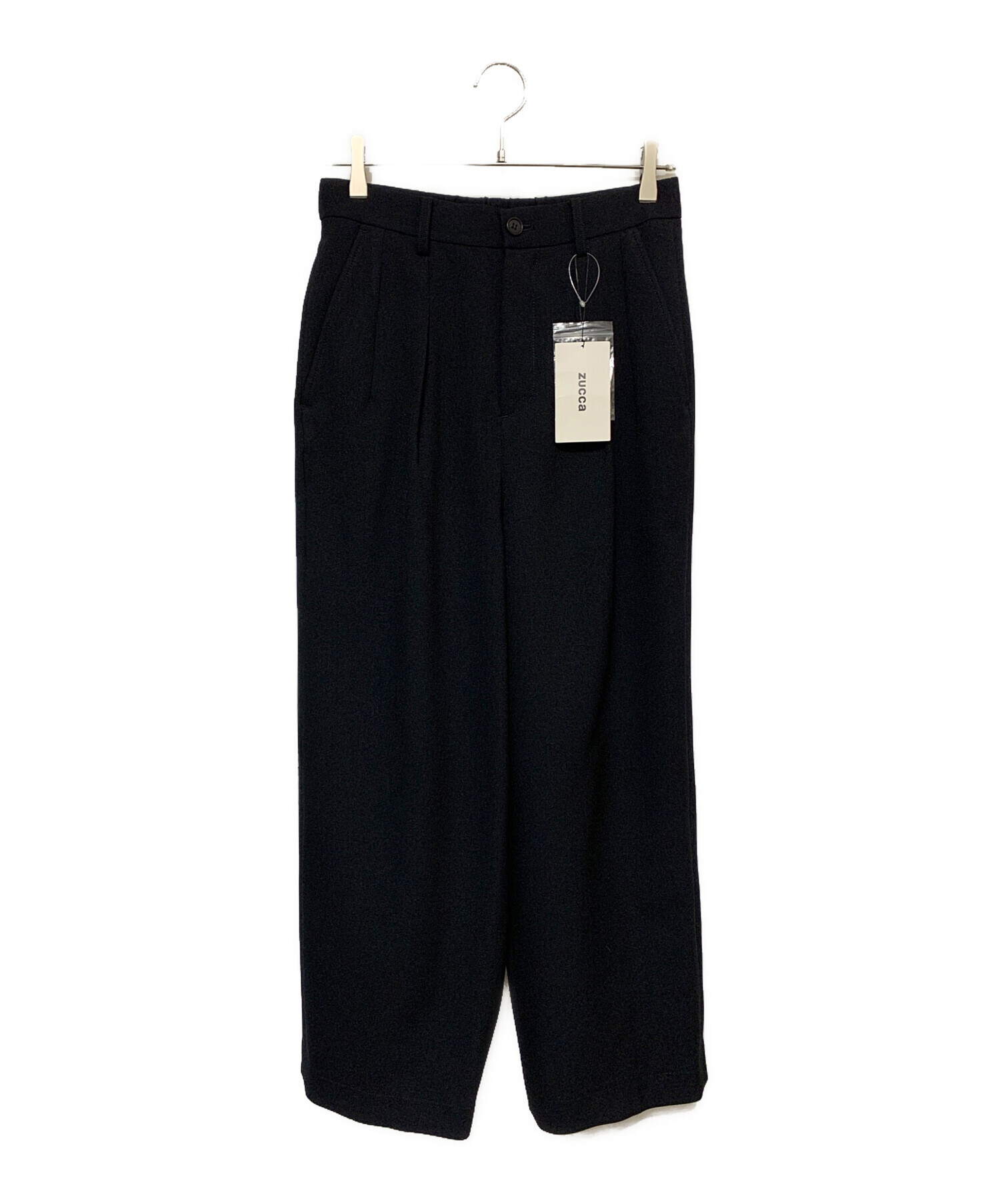 中古・古着通販】ZUCCA (ズッカ) ウーリッシュサージパンツ ネイビー