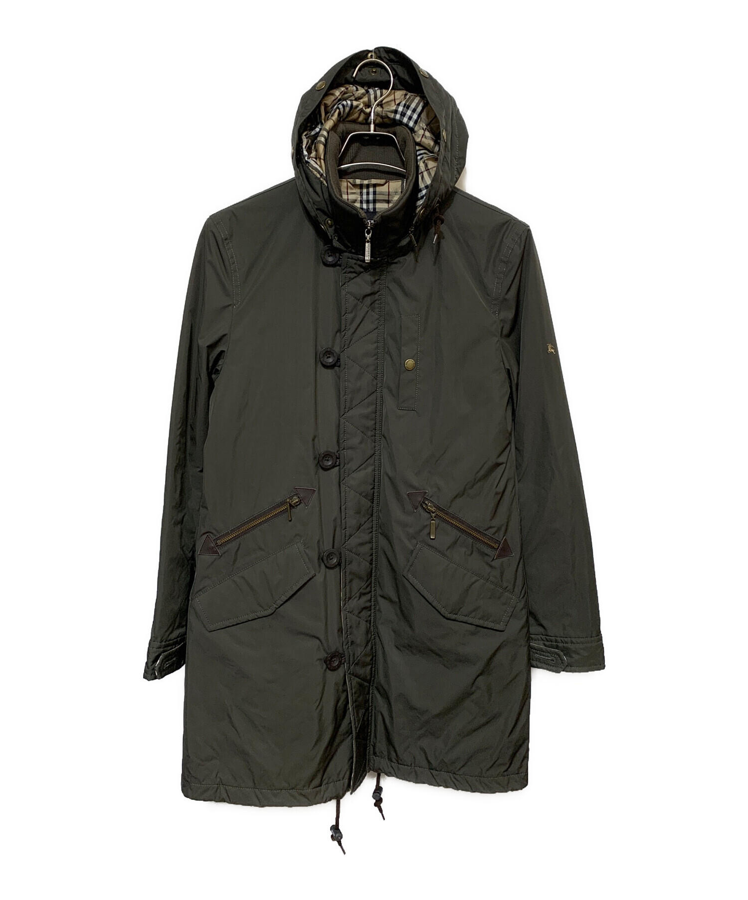 Burberry Black label モッズコート 中古・古着通販】BURBERRY BLACK LABEL (バーバリーブラックレーベル