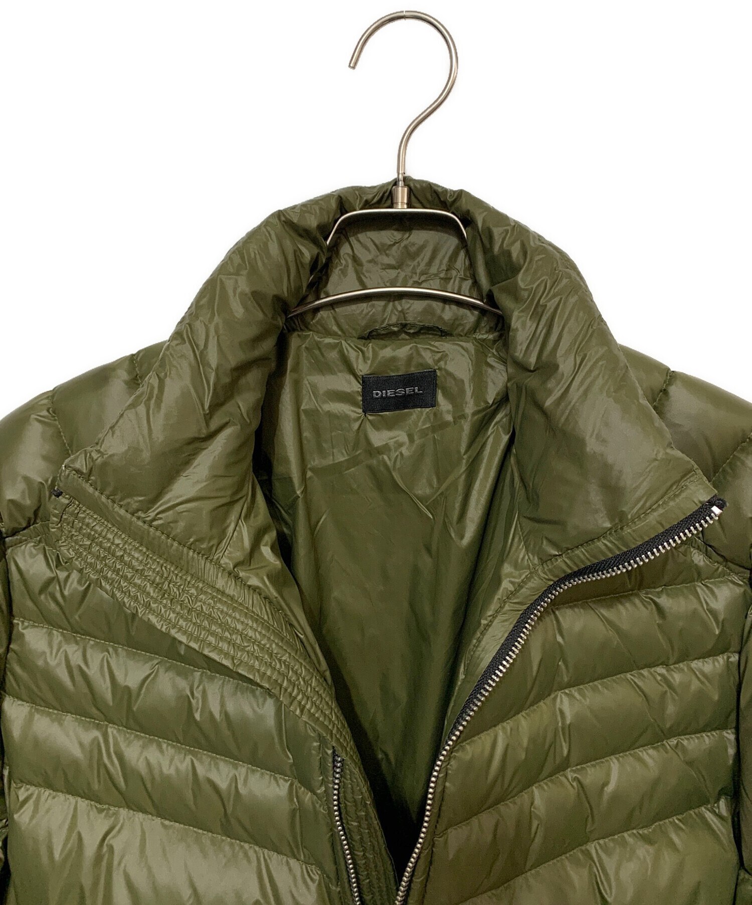 中古・古着通販】DIESEL (ディーゼル) ダウンジャケット カーキ サイズ