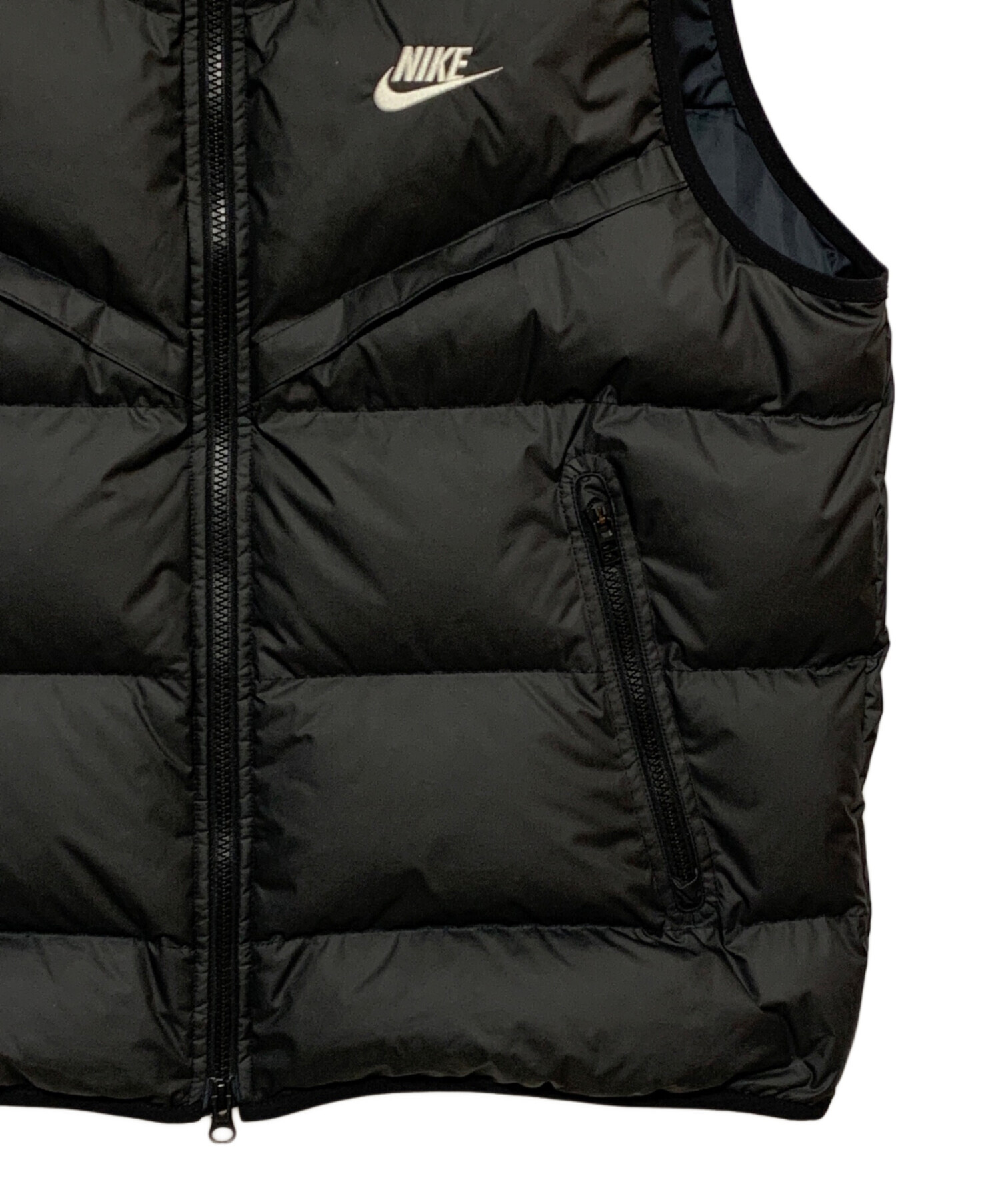中古・古着通販】NIKE (ナイキ) ダウンベスト ブラック サイズ:XXL