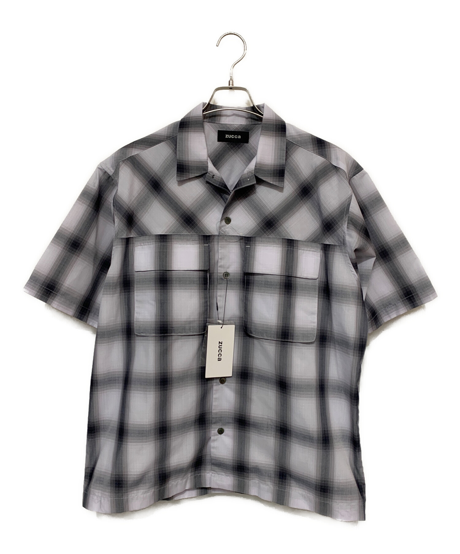 中古・古着通販】ZUCCA (ズッカ) オンブレーチェック ブラック